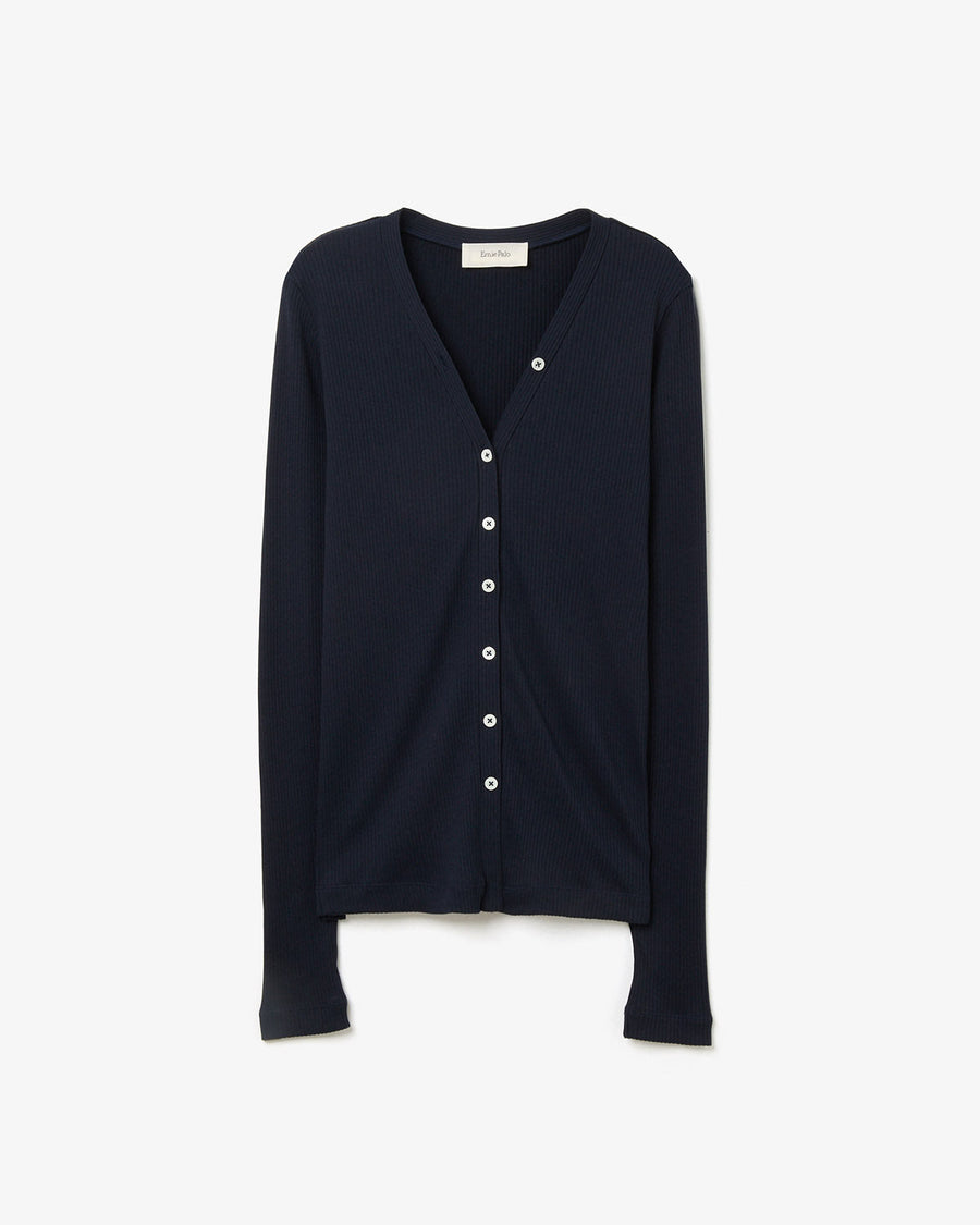 Ernie Palo　Linen Rib Cardigan Ernie Palo：LINEN RIB CARDIGAN - MINT - ORANN 通販サイト