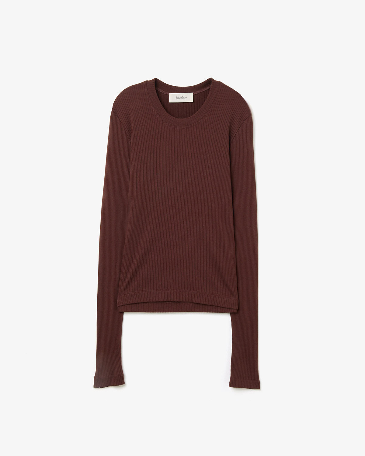 RIB TIGHT CREW NECK