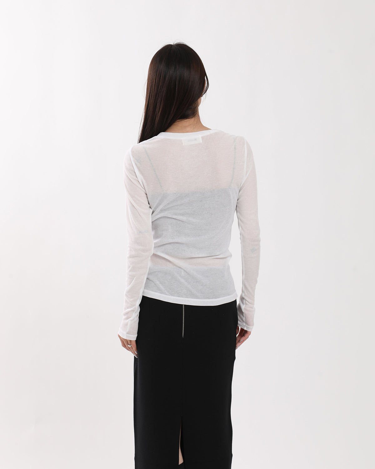 SHEER RIB CARDIGAN