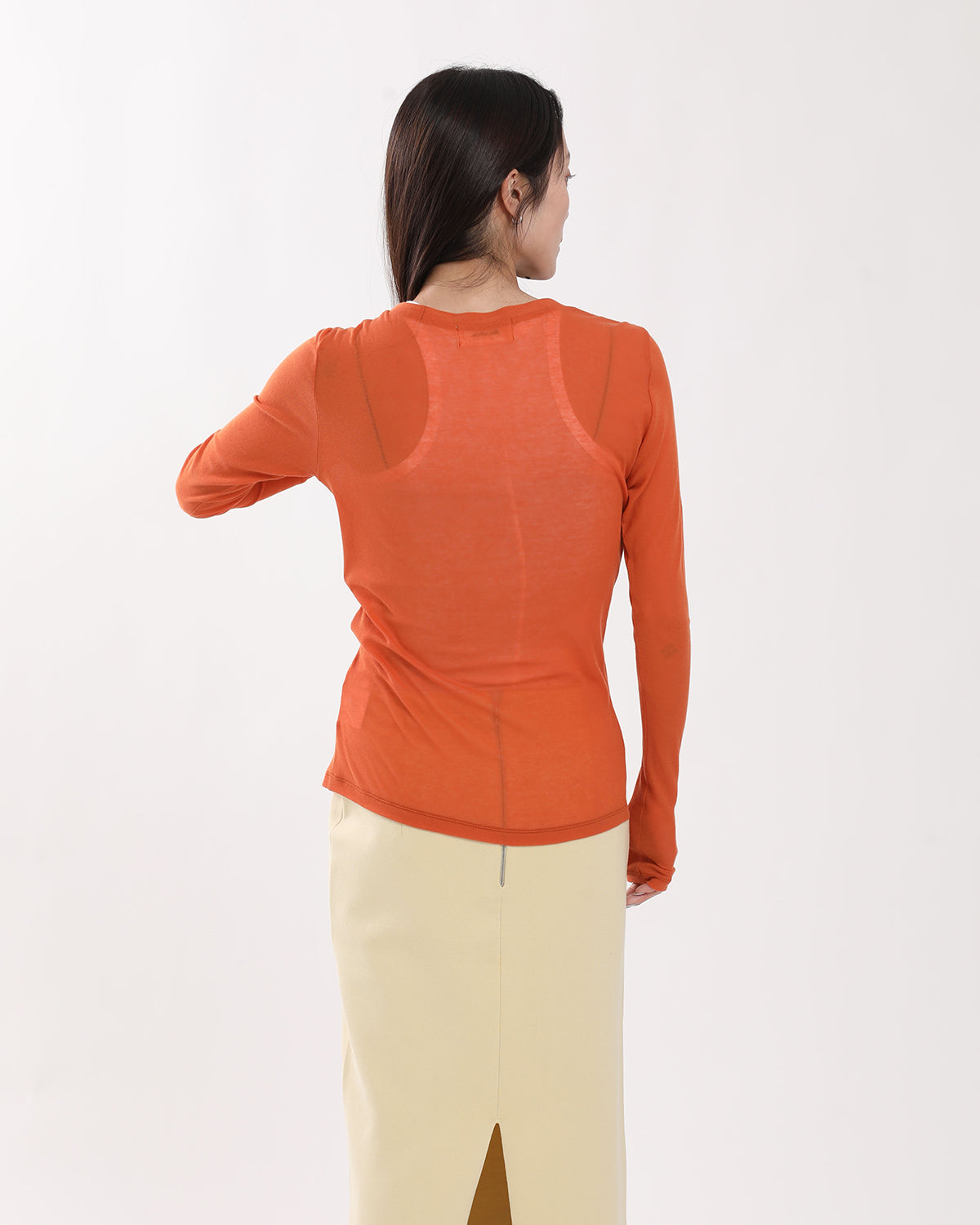 SHEER RIB CARDIGAN