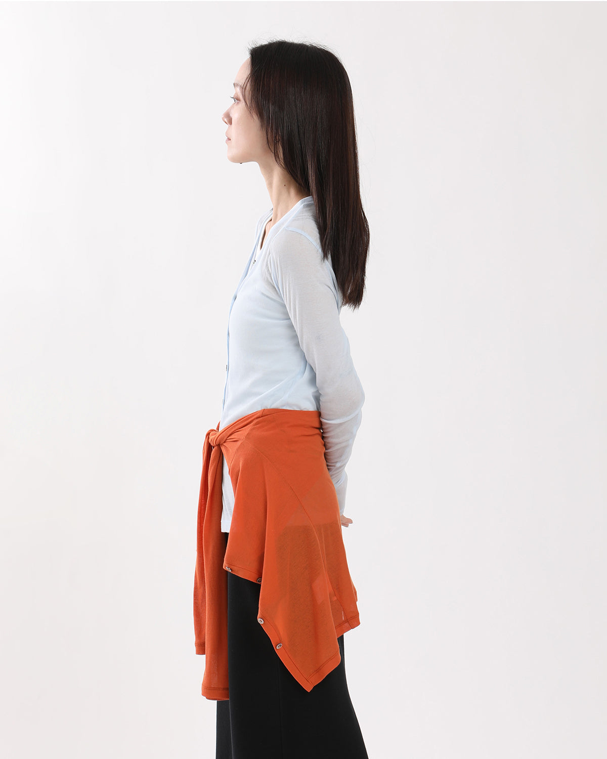 SHEER RIB CARDIGAN