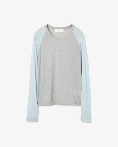 SWITCHING COLOR L/S T-SHIRT