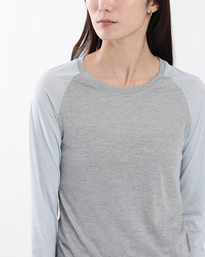 SWITCHING COLOR L/S T-SHIRT