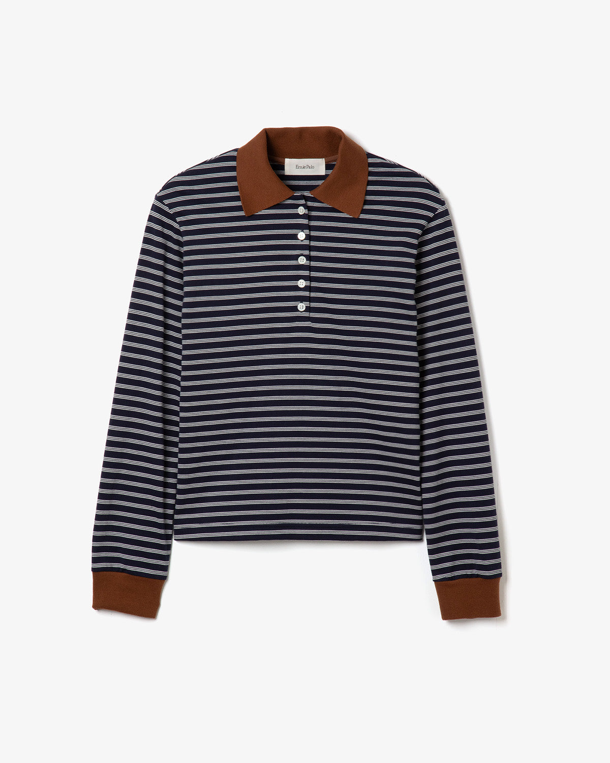 BORDER POLO L/S T-SHIRT