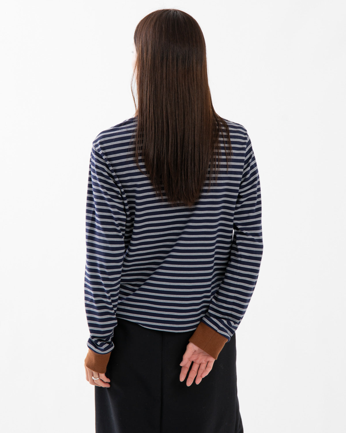 BORDER POLO L/S T-SHIRT