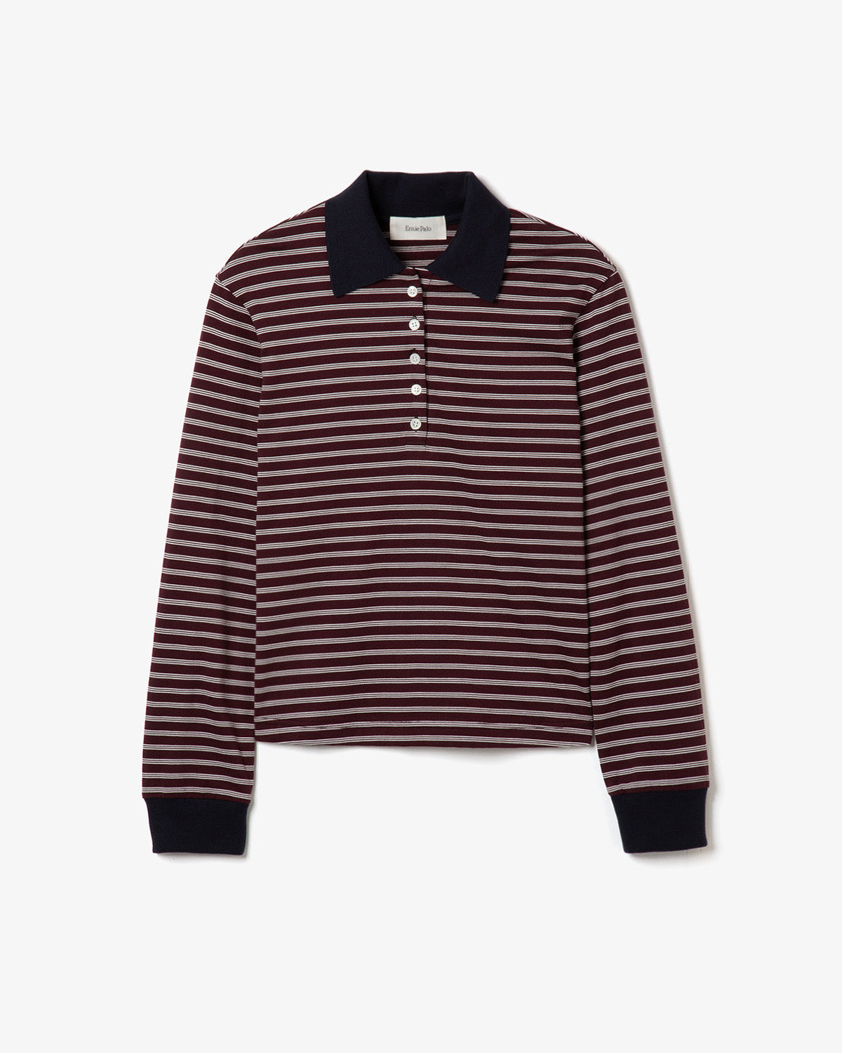 BORDER POLO L/S T-SHIRT