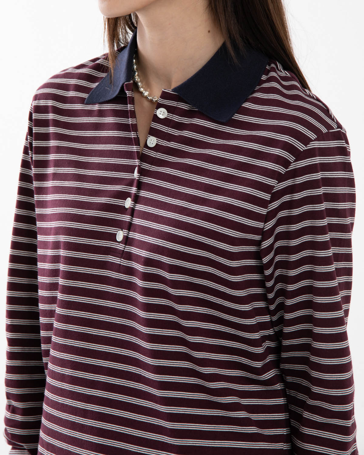 BORDER POLO L/S T-SHIRT