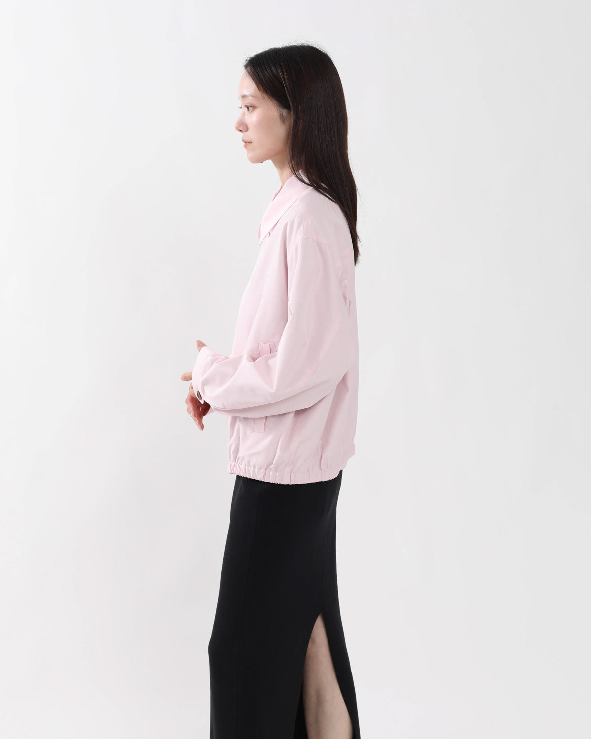 SILK ZIP BLOUSON