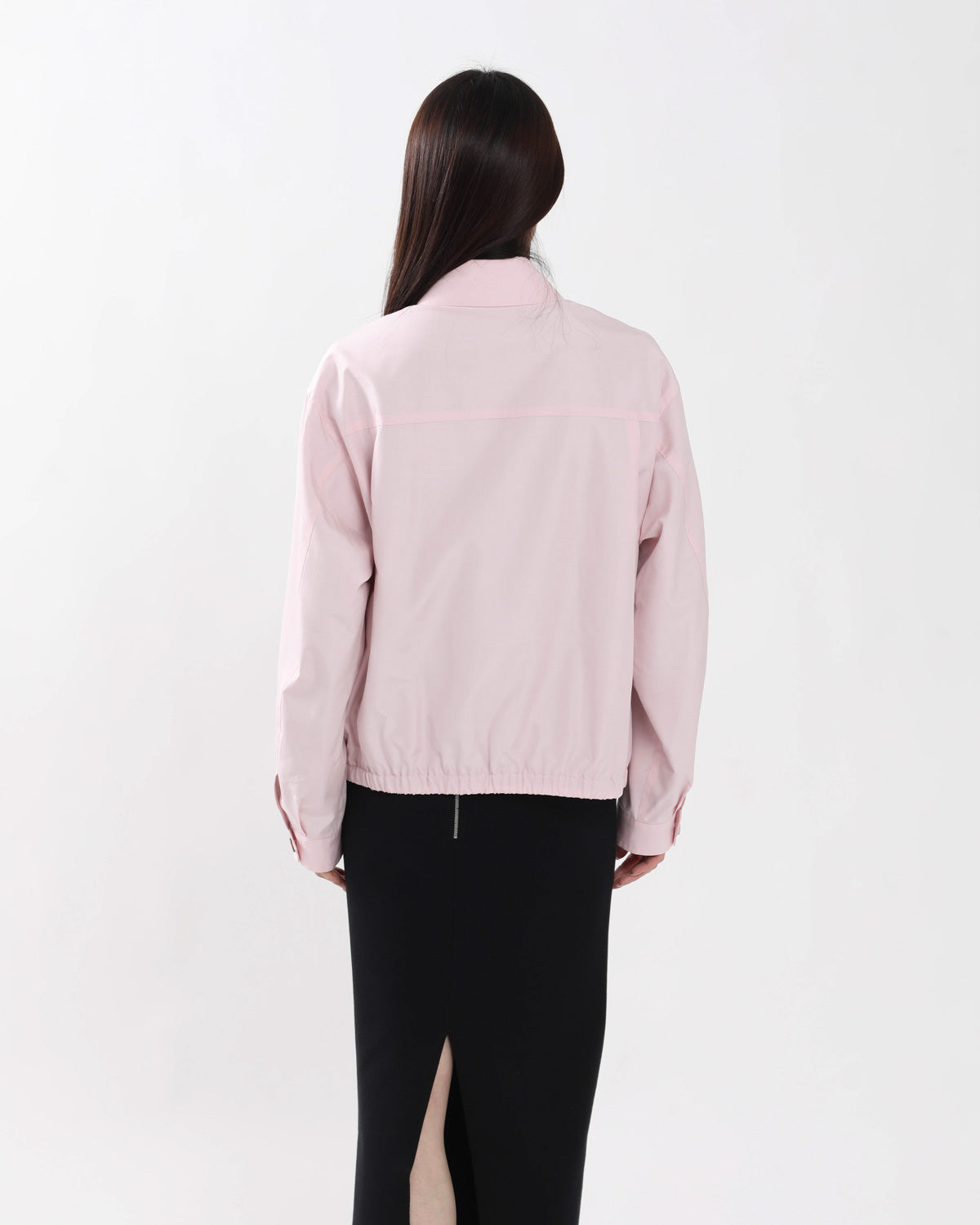 SILK ZIP BLOUSON