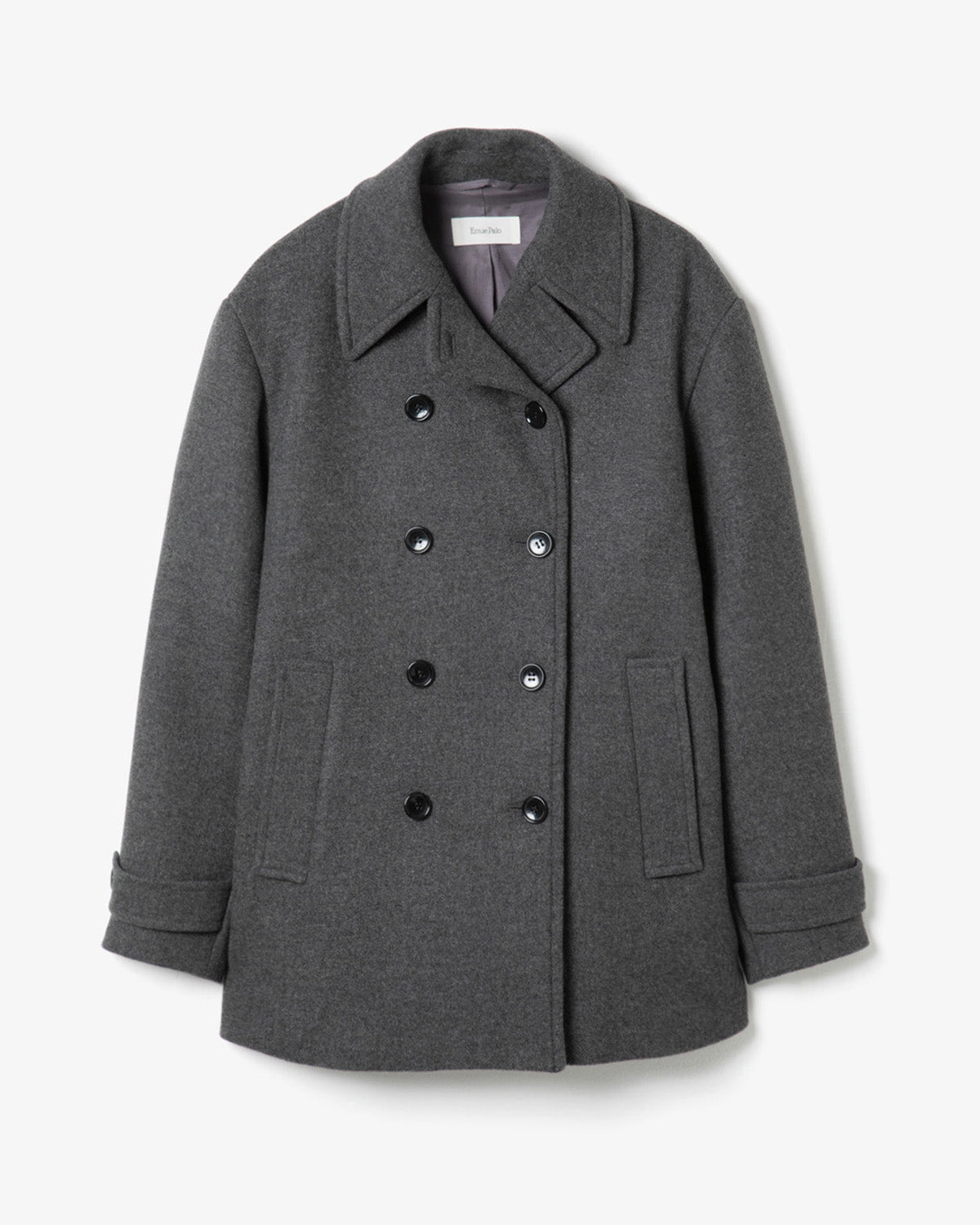 MELTON PEA COAT