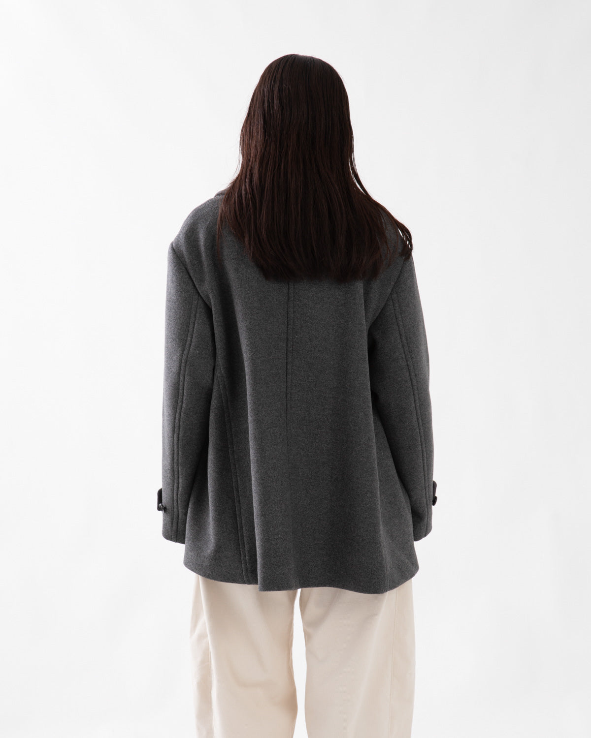 MELTON PEA COAT