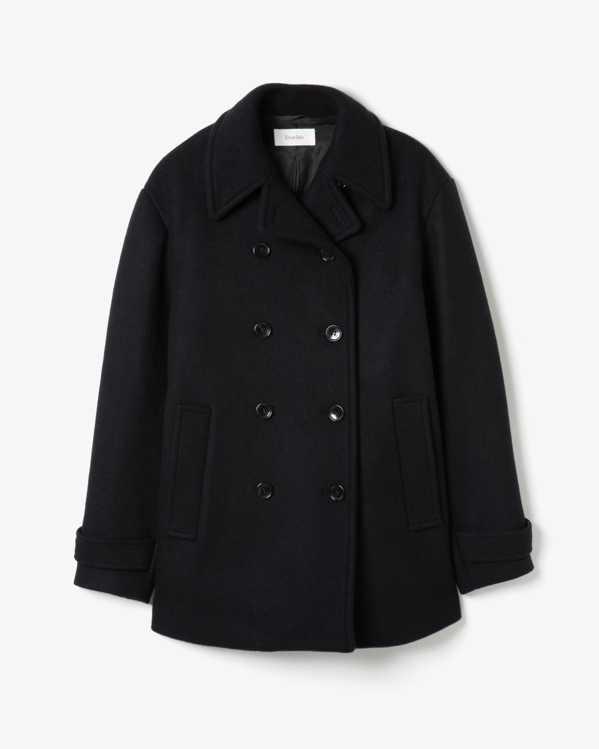 MELTON PEA COAT
