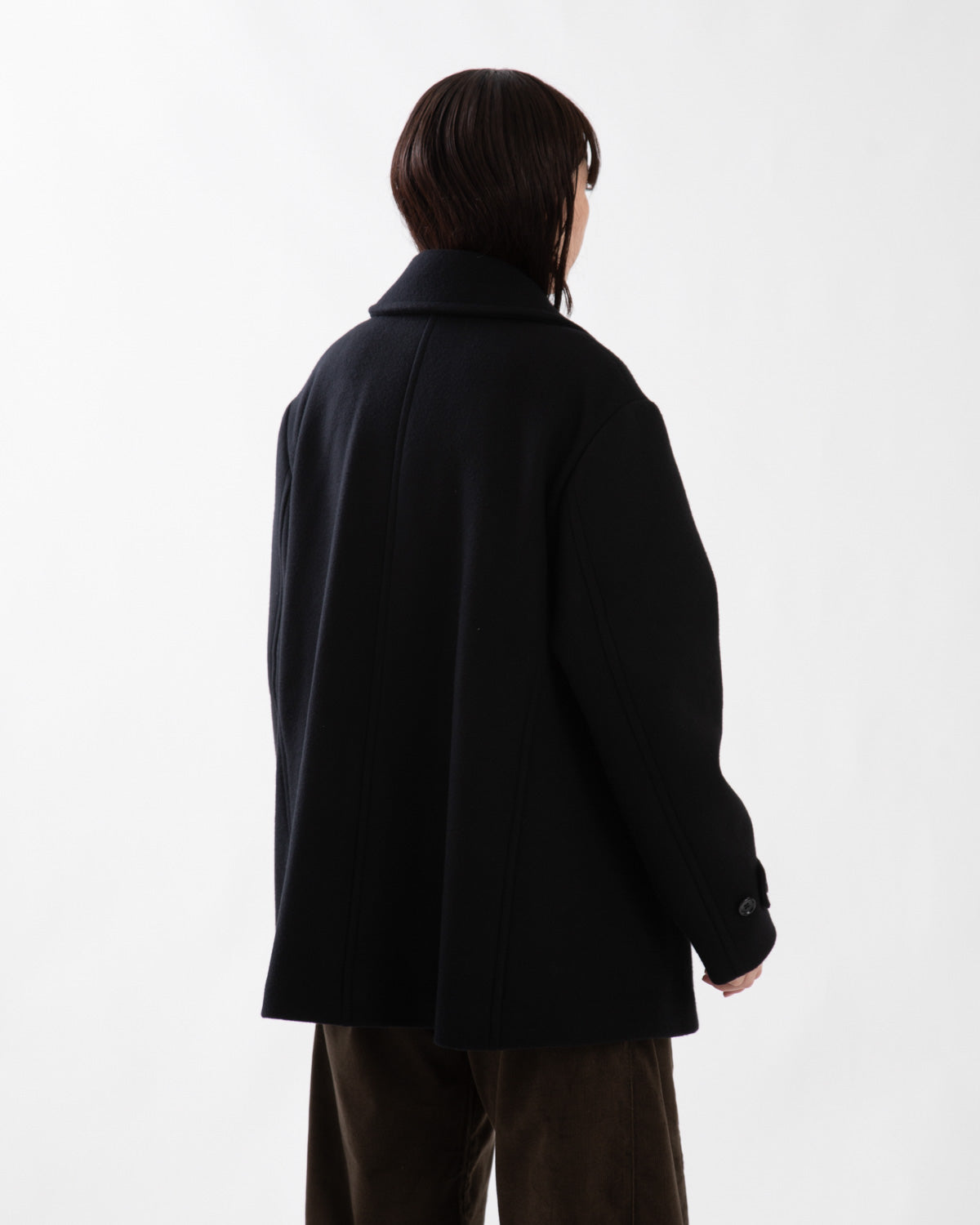 MELTON PEA COAT