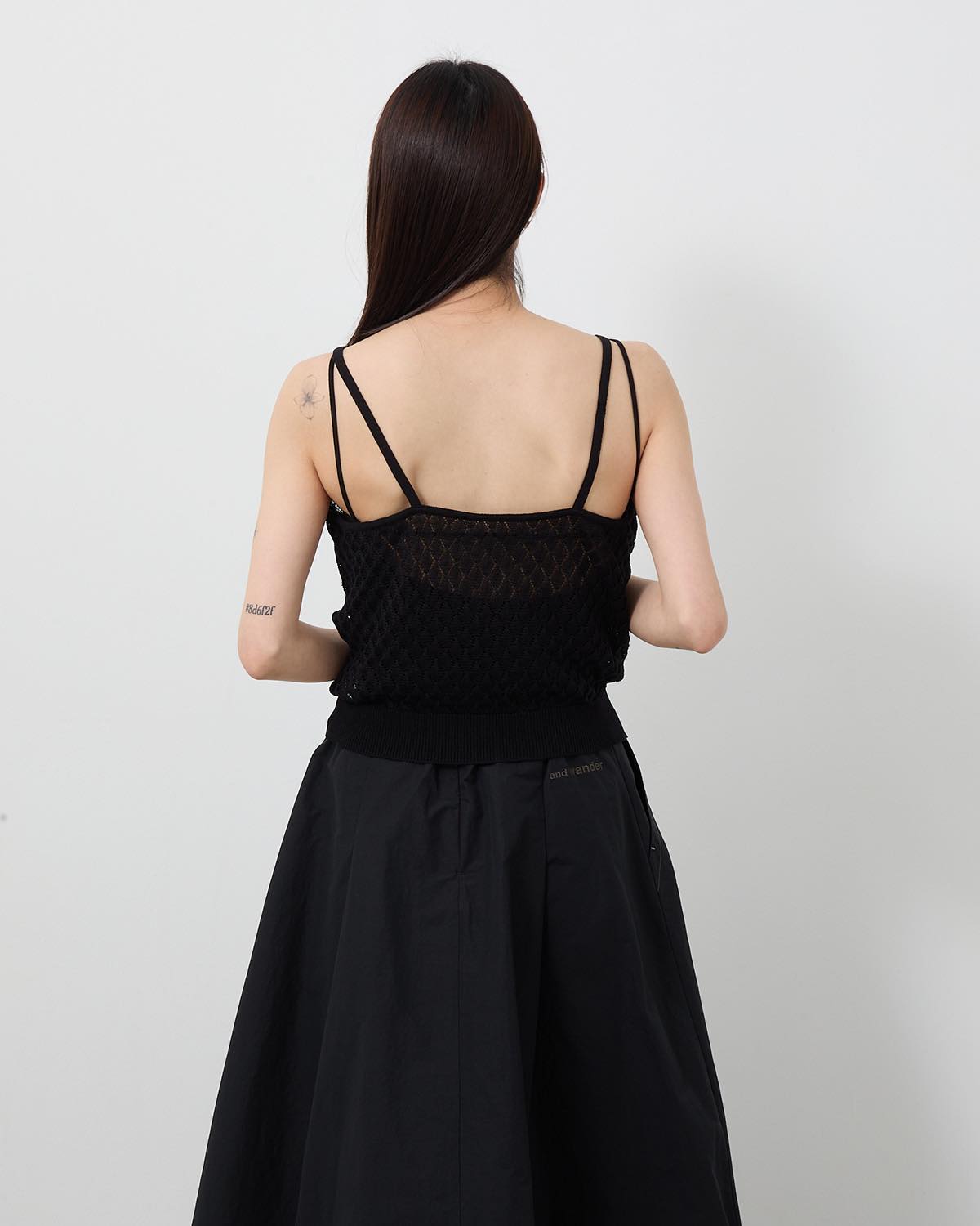 OPEN WORK KNIT CAMISOLE