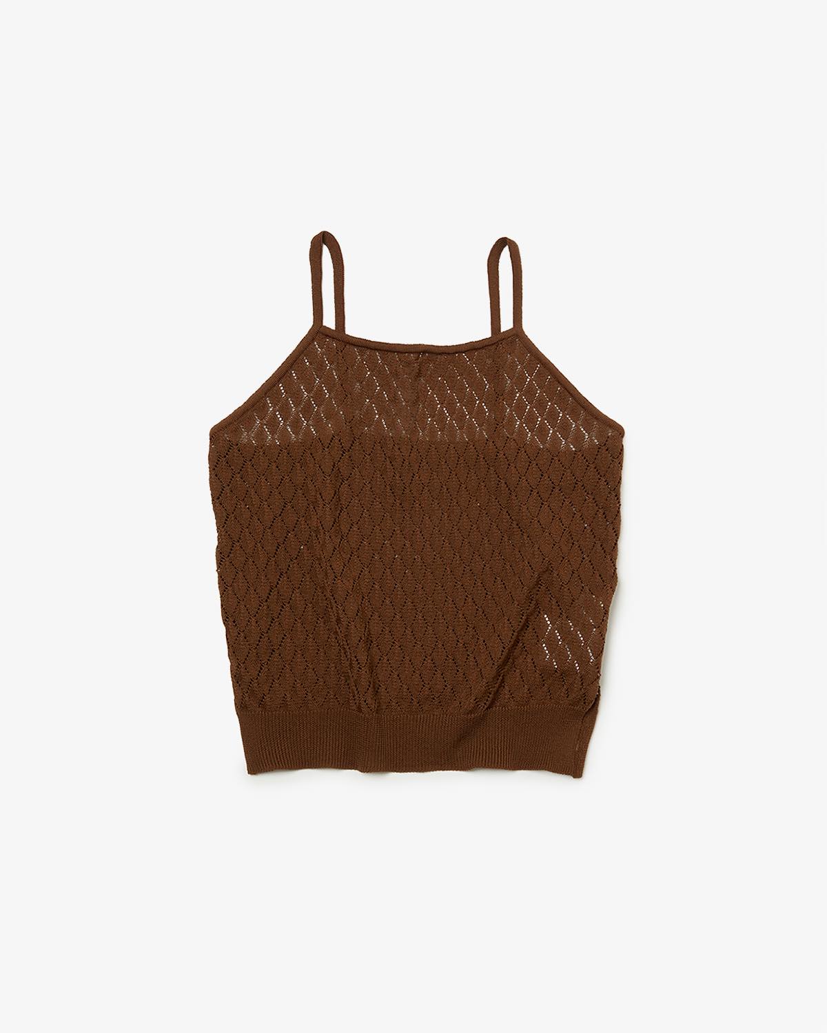 OPEN WORK KNIT CAMISOLE