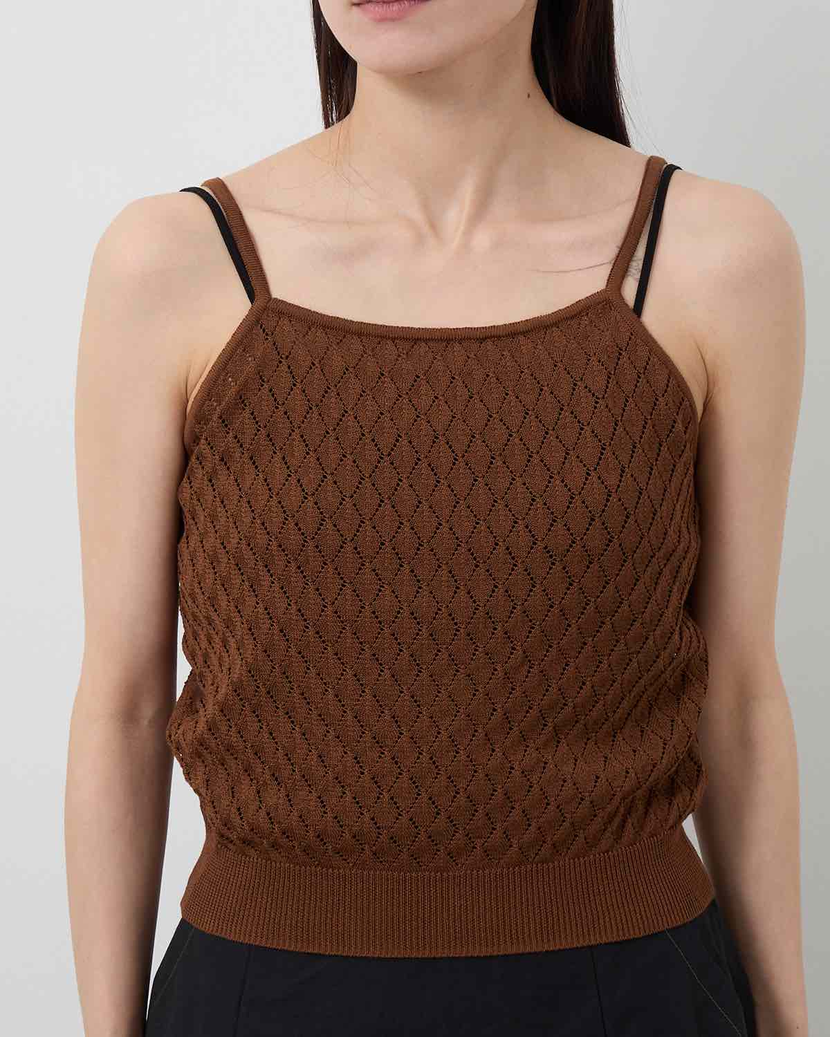 OPEN WORK KNIT CAMISOLE