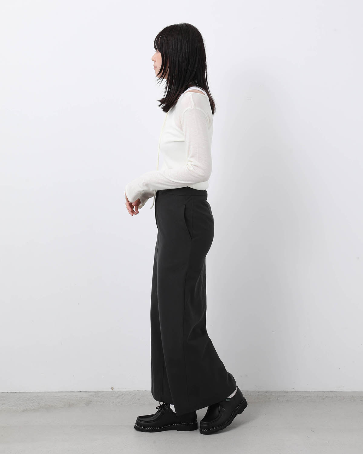 NIDOM GABARDINE LONG SKIRT