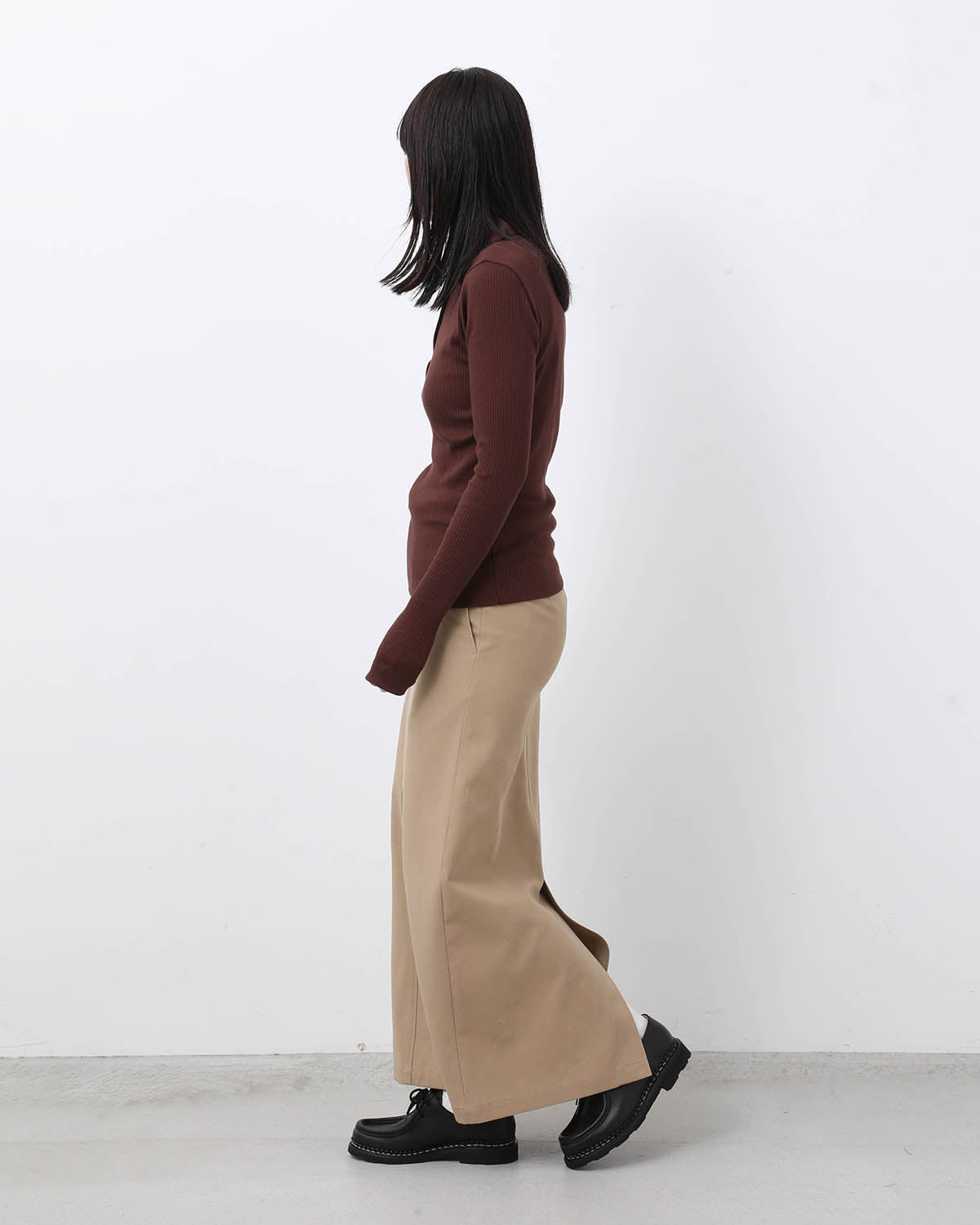 NIDOM GABARDINE LONG SKIRT