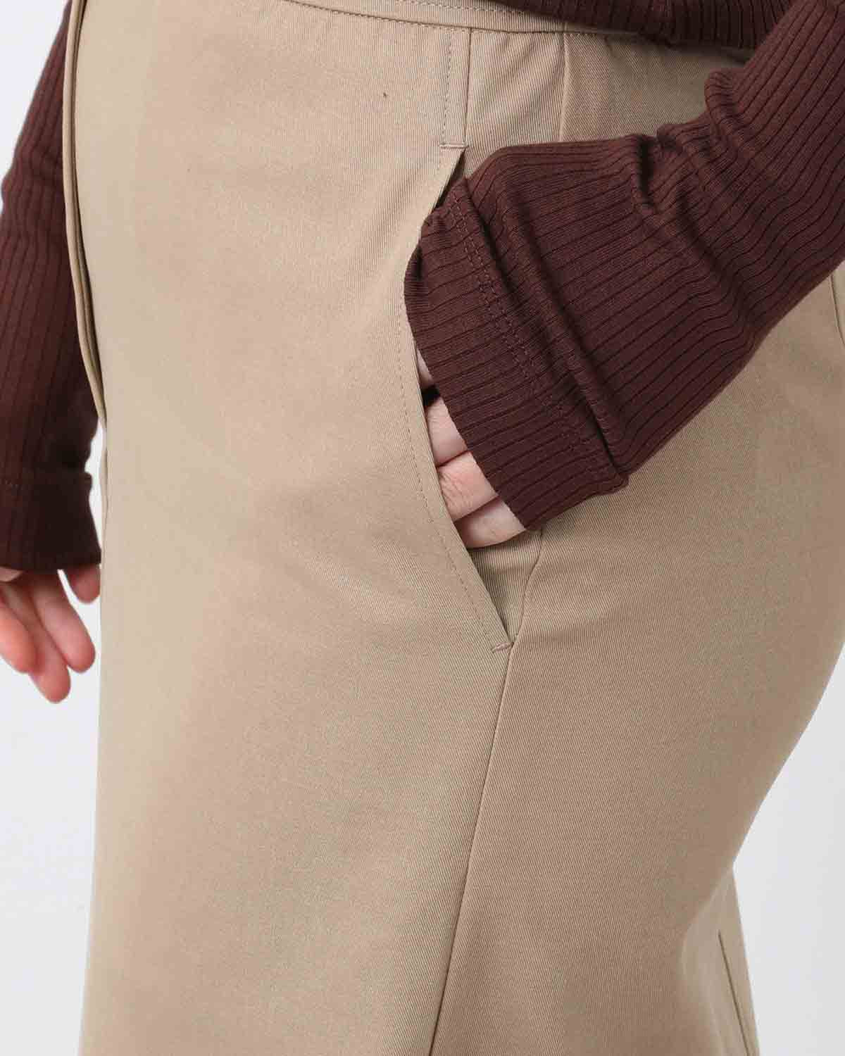 NIDOM GABARDINE LONG SKIRT