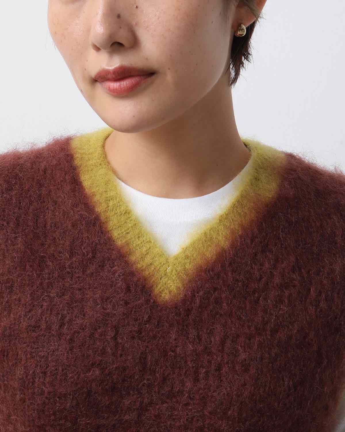 MOHAIR KNIT VEST