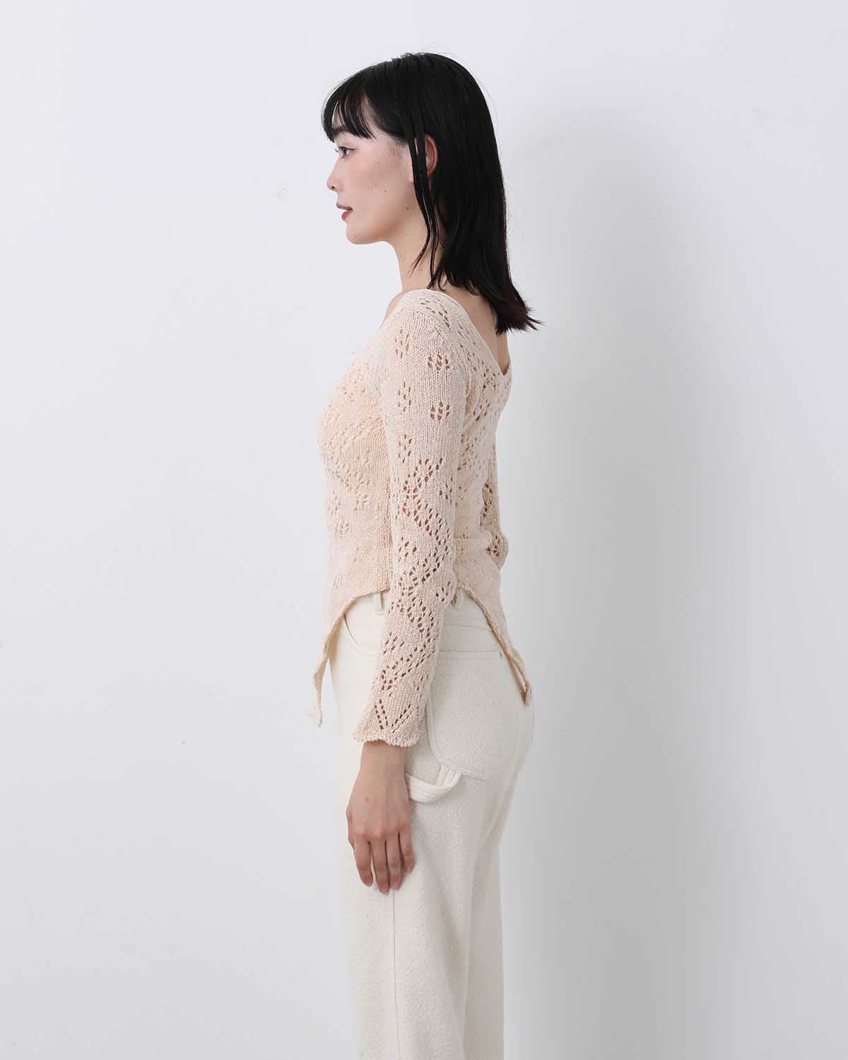 SILK VELVET LACE BODYSUIT