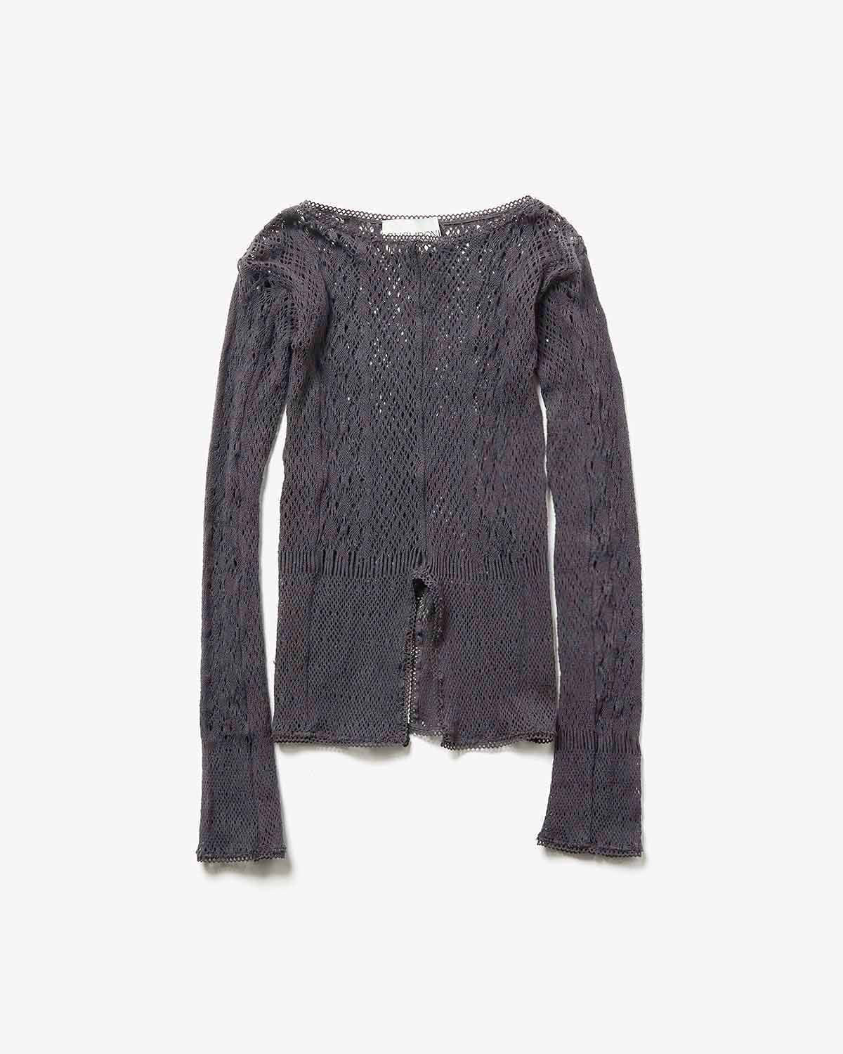 STRETCH LACE LONG SLEEVE TEE