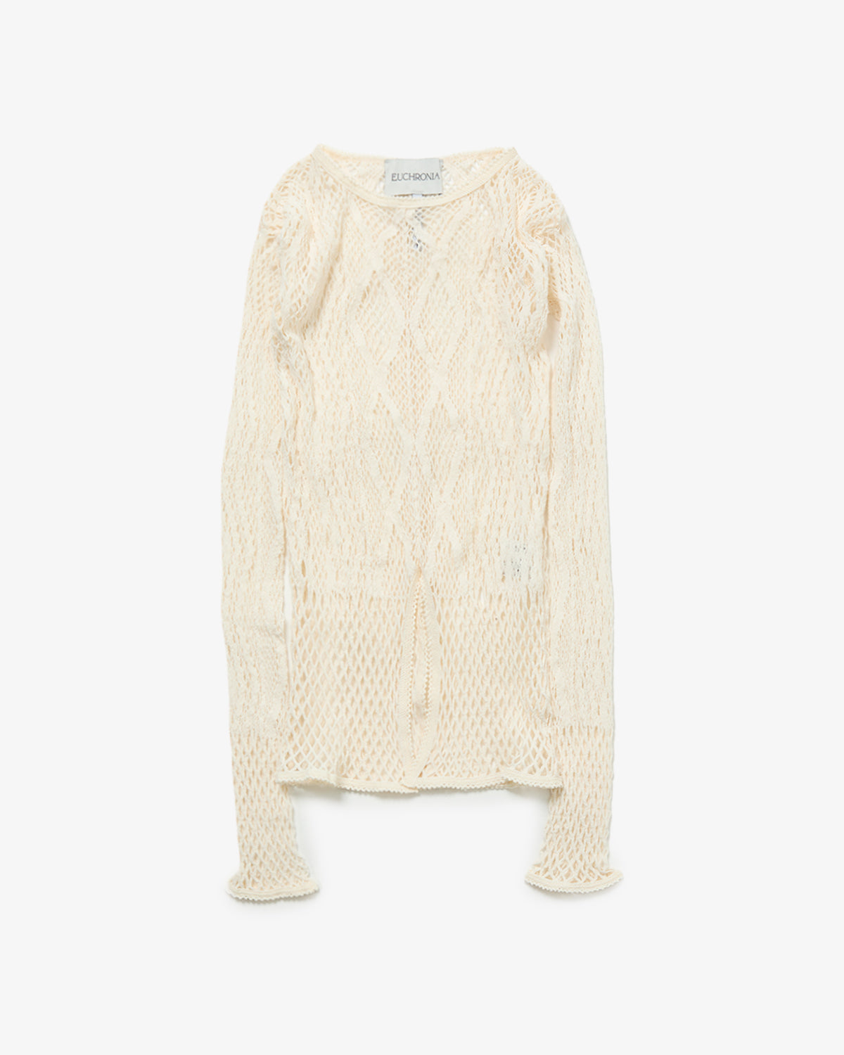 STRETCH LACE LONG SLEEVE TEE