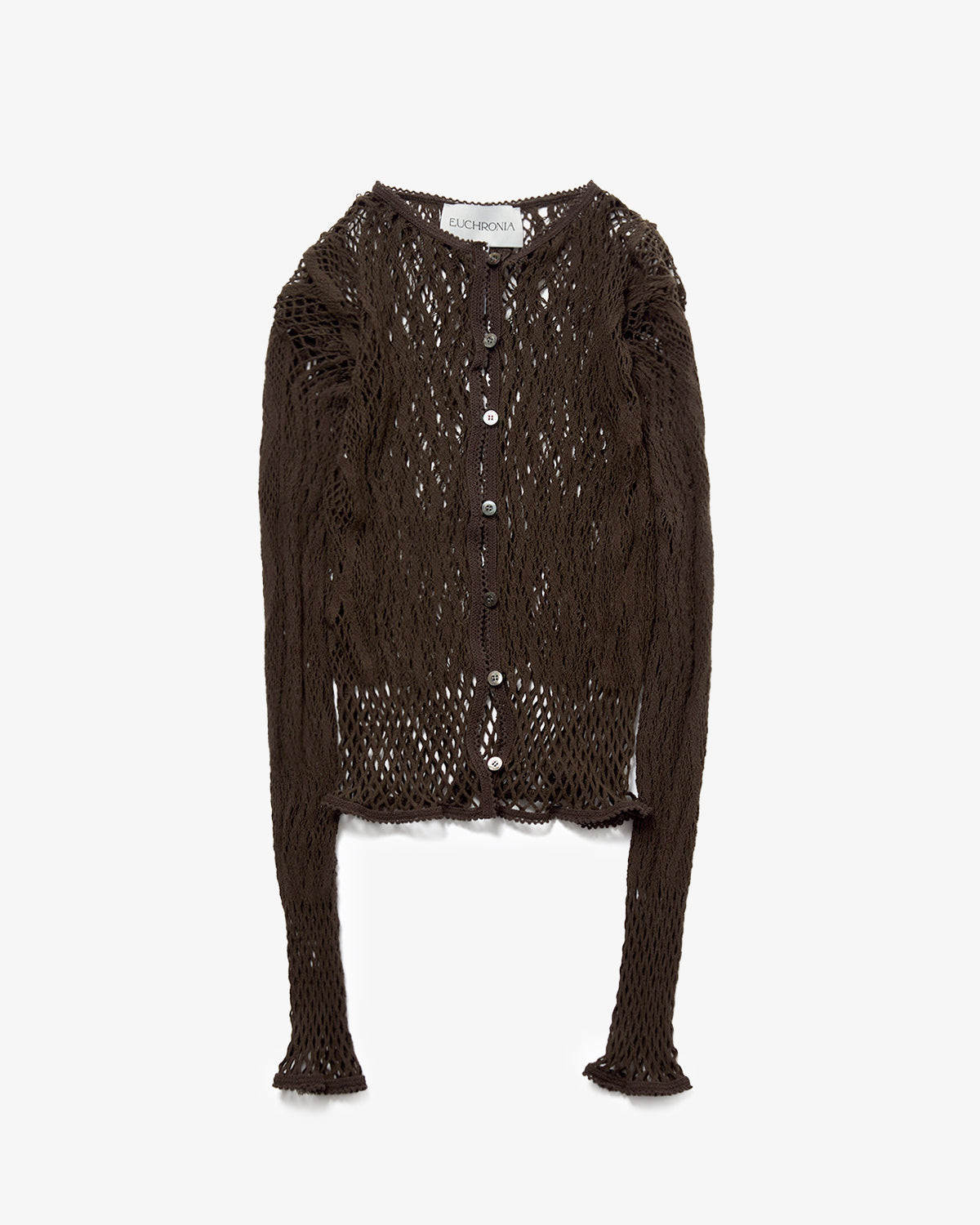 STRETCH LACE CARDIGAN