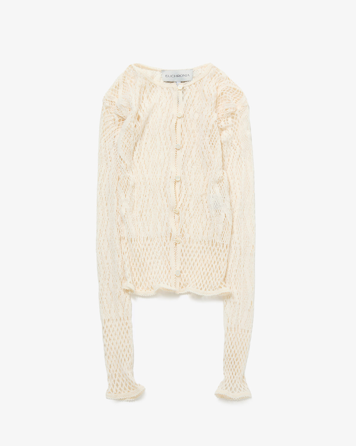 STRETCH LACE CARDIGAN