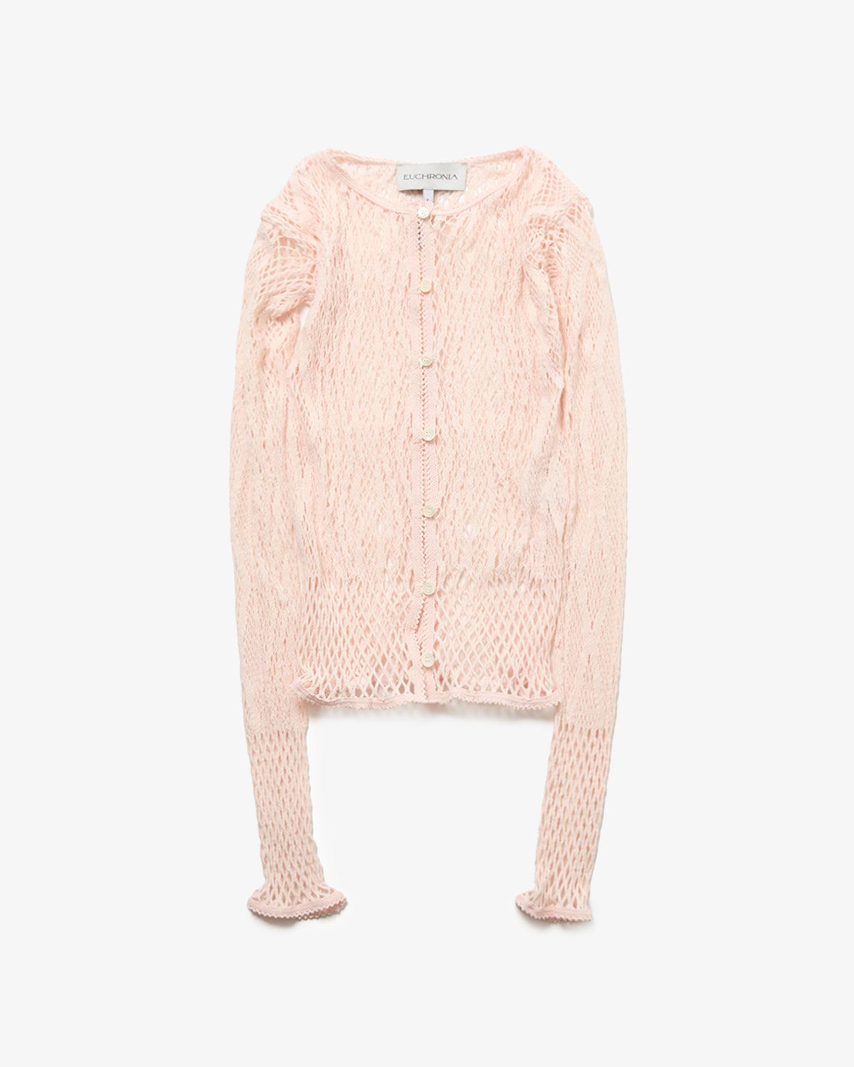 STRETCH LACE CARDIGAN