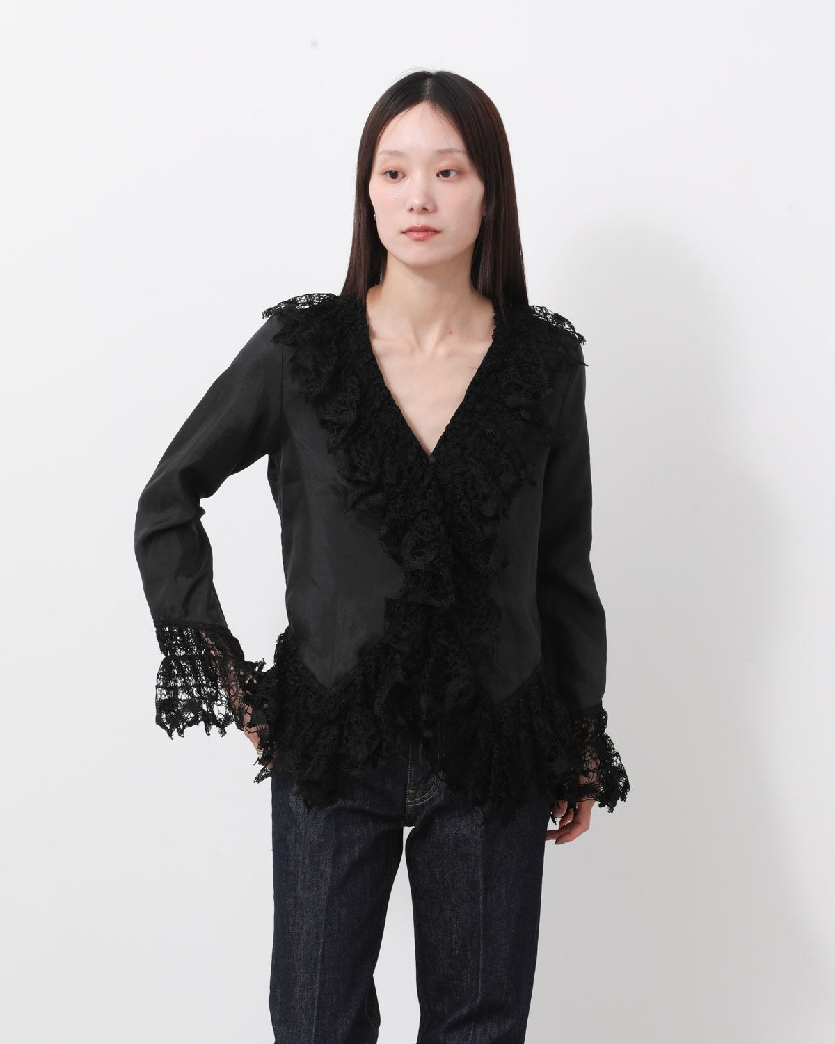 ORIGINAL TORSION LACE BLOUSE
