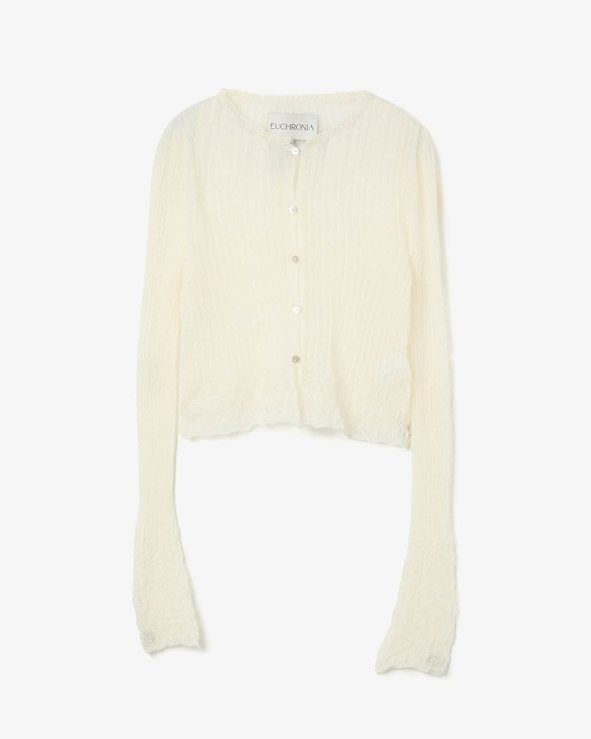 WHOLEGARMENT SILK MOHAIR CARDIGAN