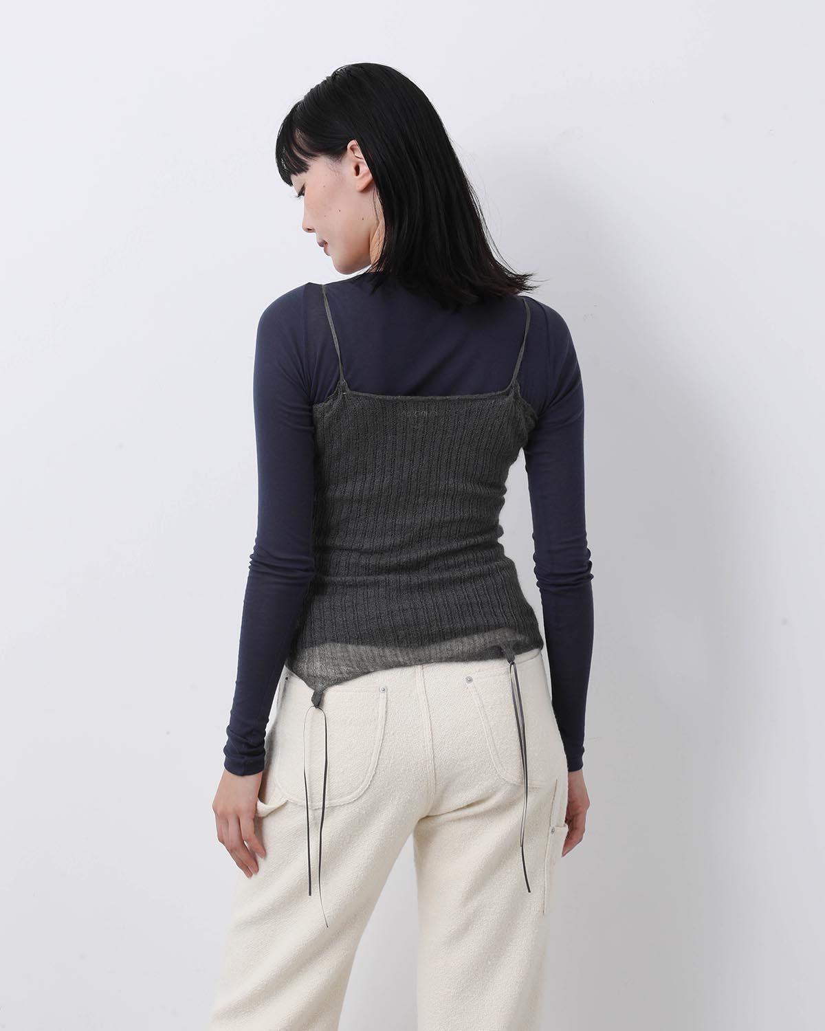 WHOLEGARMENT SILK MOHAIR CAMISOLE