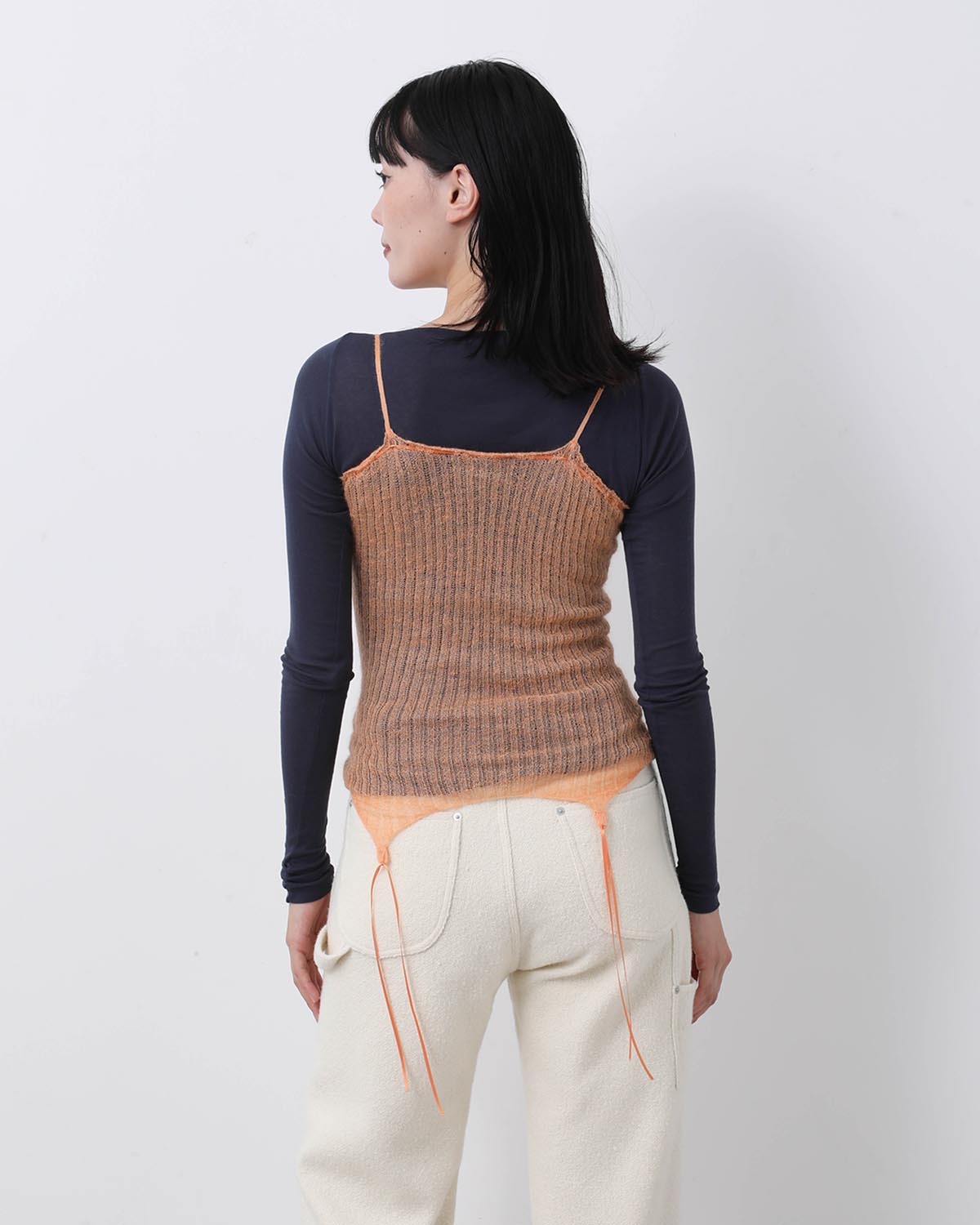 WHOLEGARMENT SILK MOHAIR CAMISOLE