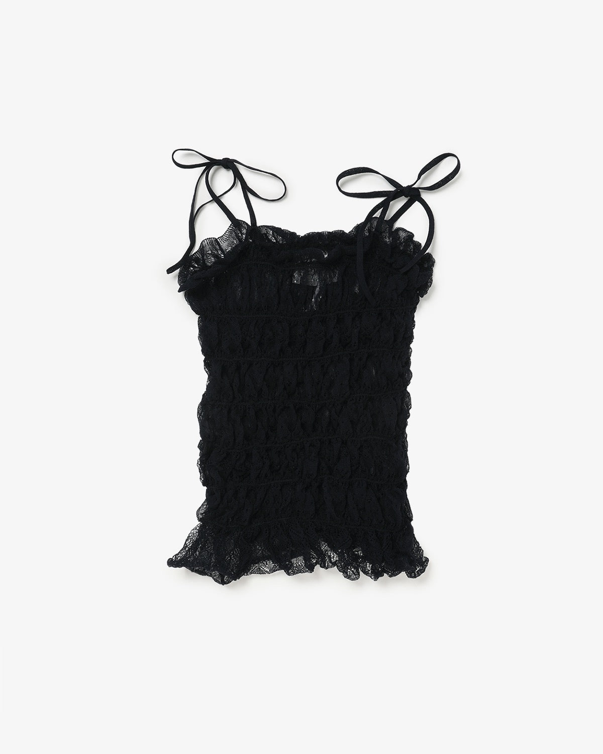 SHIRRING LACE CAMISOLE
