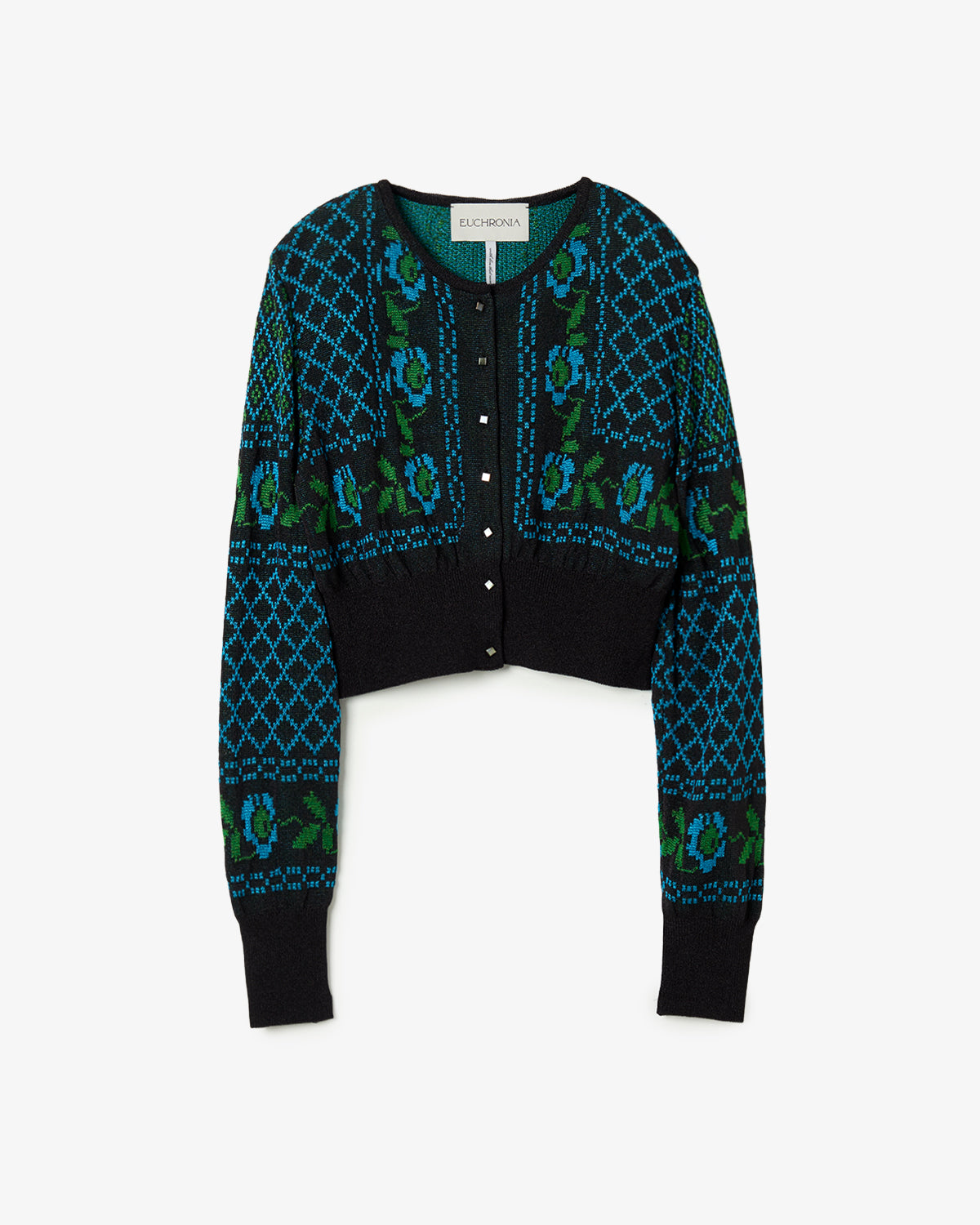 JACQUARD LACE CARDIGAN