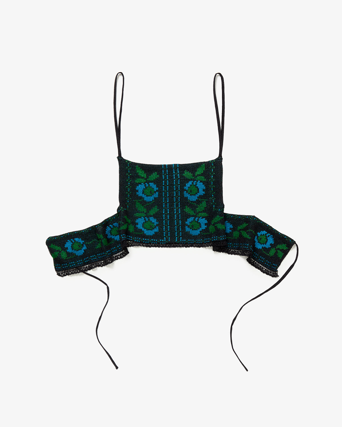 JACQUARD LACE BUSTIER