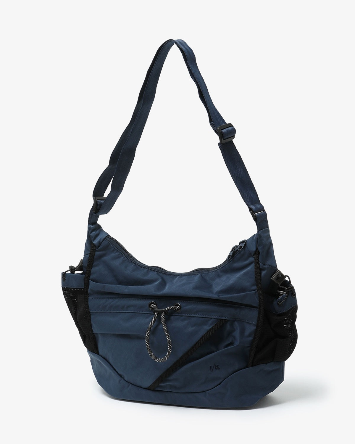 TEXTURED TWILL 2WAY SHOULDER TOTE