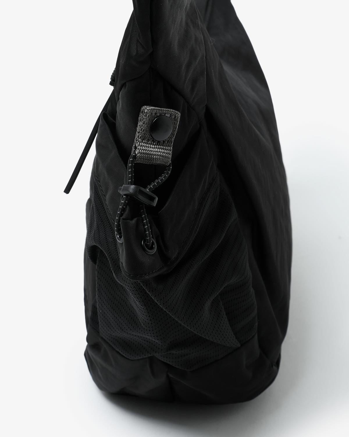 TEXTURED TWILL HORN MINI SHOULDER BAG