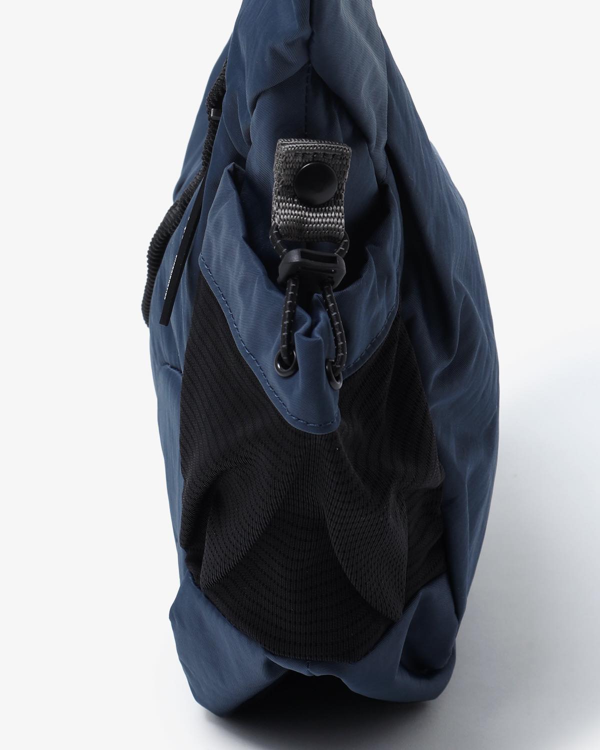 TEXTURED TWILL HORN MINI SHOULDER BAG