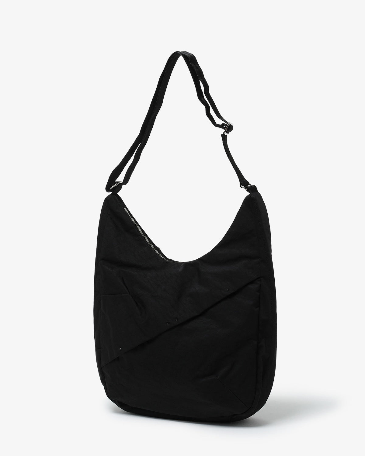 TEXTURED TWILL SHOULDER TOTE