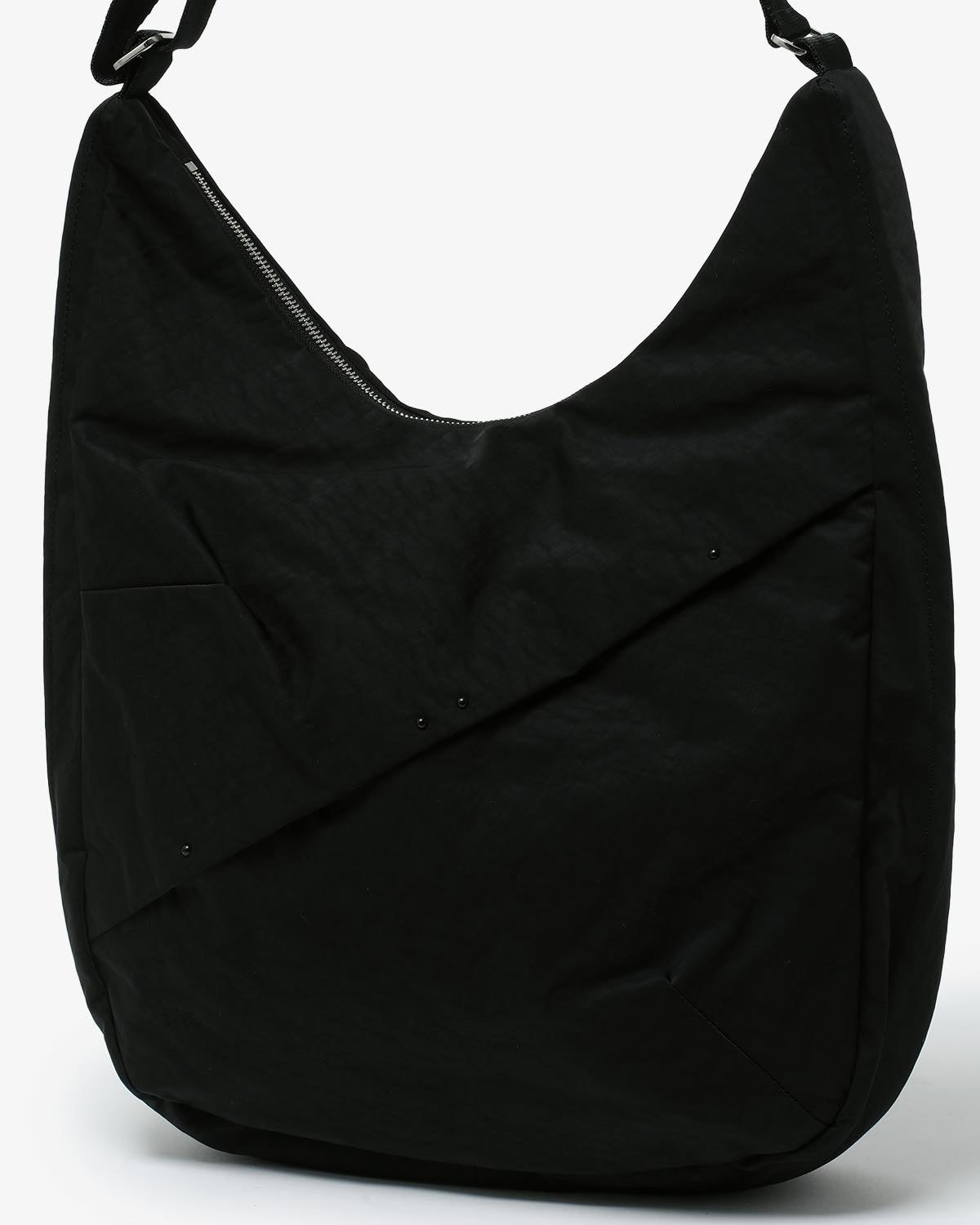 TEXTURED TWILL SHOULDER TOTE