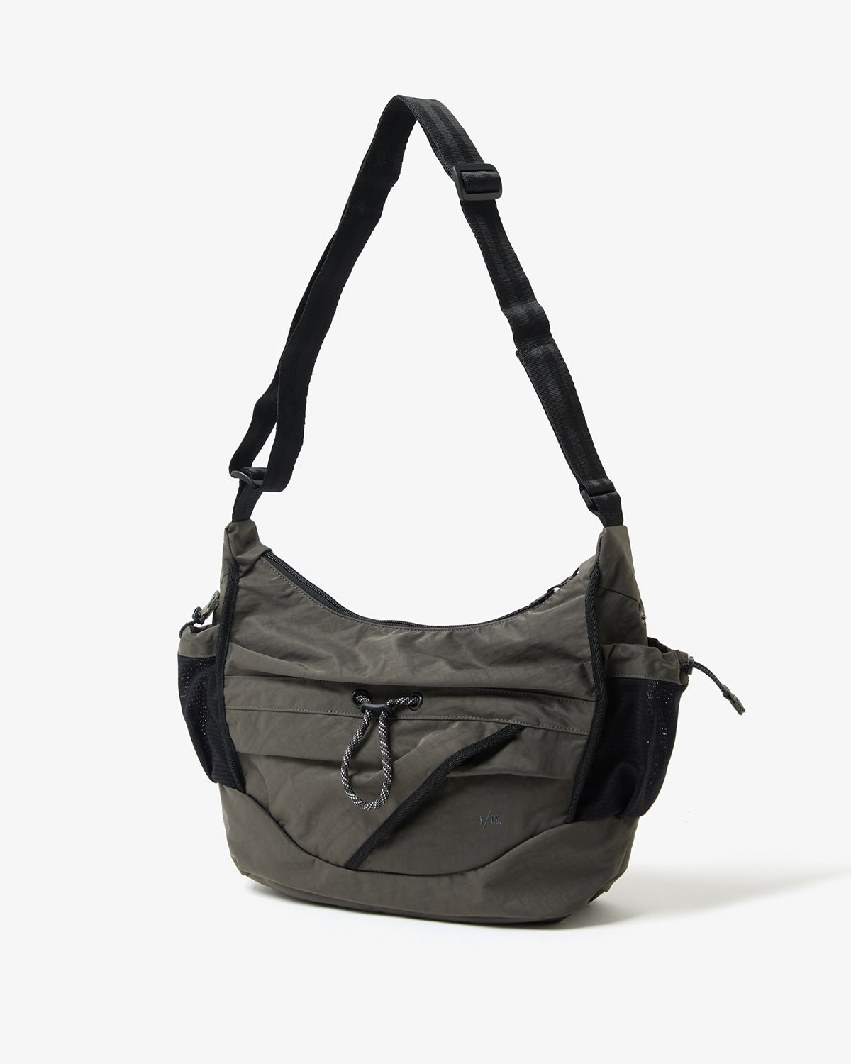 TEXTURED TWILL 2WAY SHOULDER TOTE