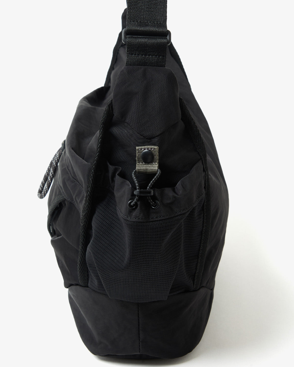 TEXTURED TWILL 2WAY SHOULDER TOTE