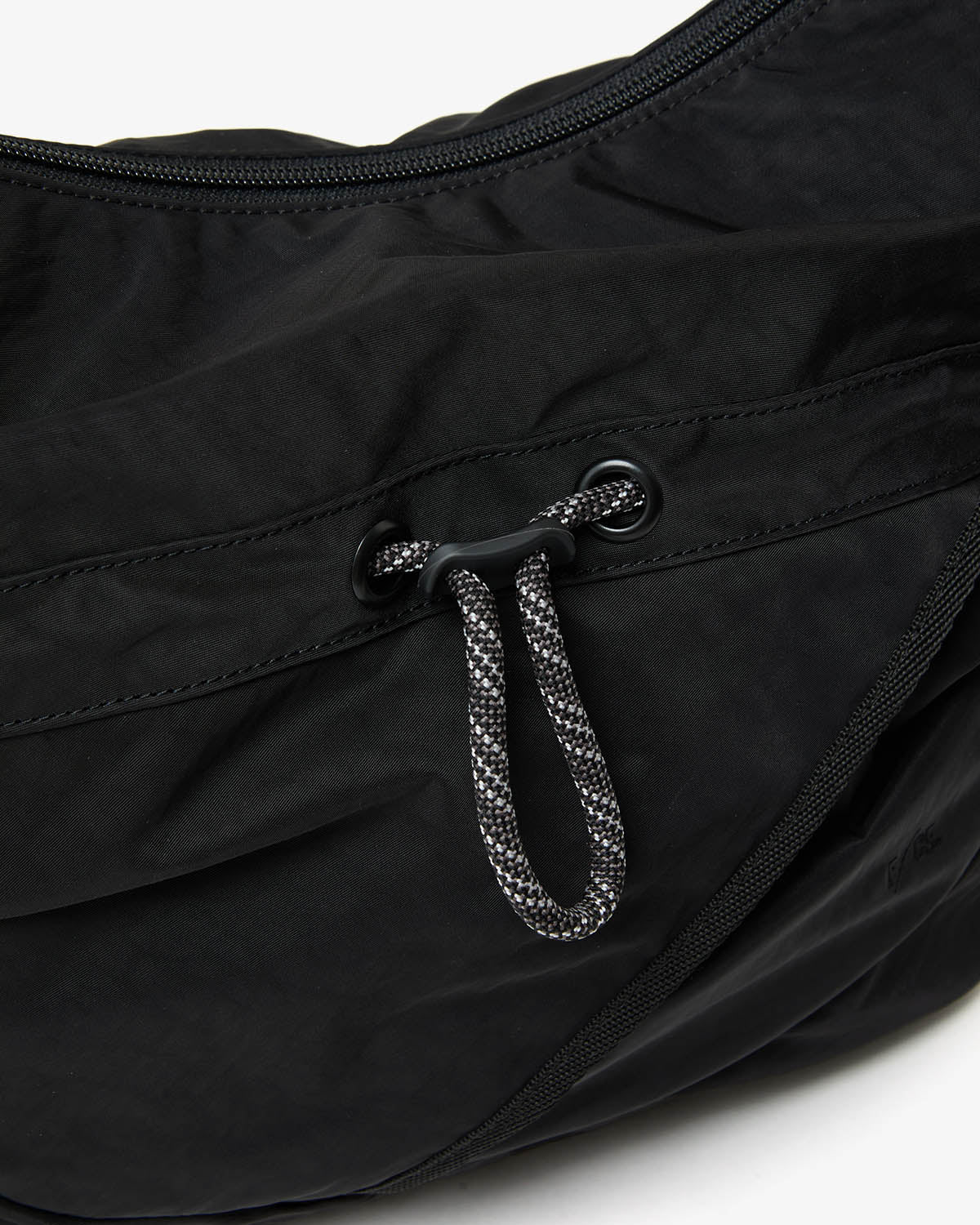 TEXTURED TWILL 2WAY SHOULDER TOTE