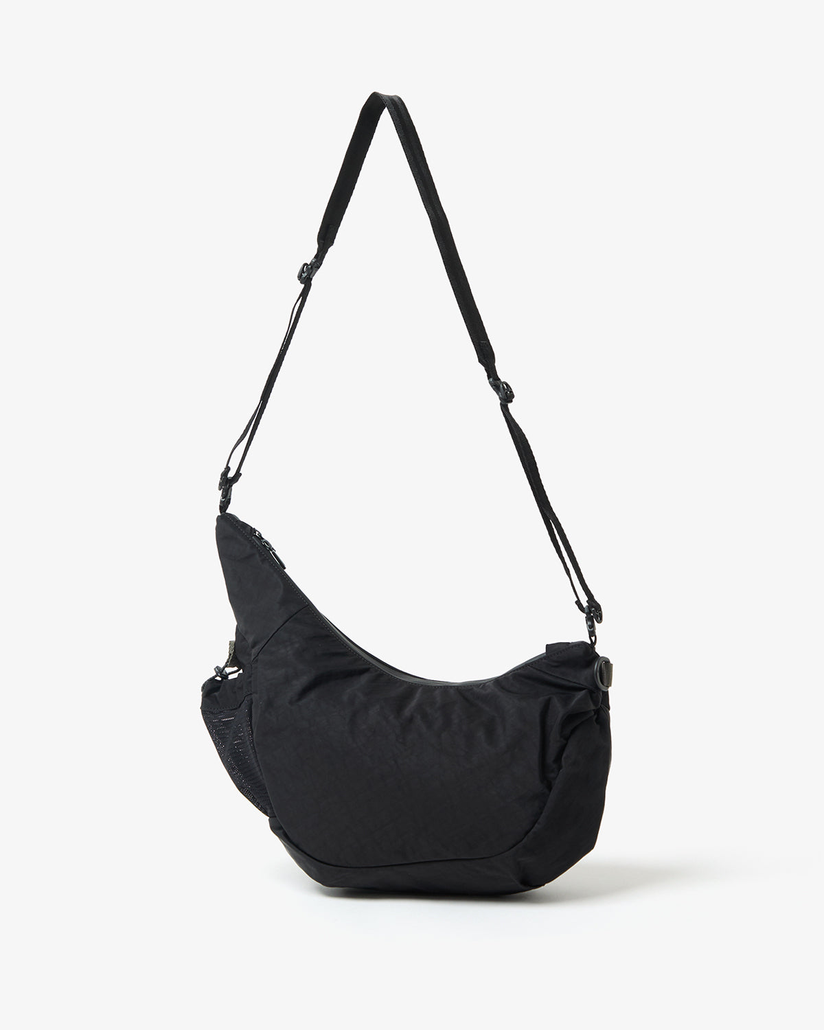 TEXTURED TWILL HORN MINI SHOULDER BAG