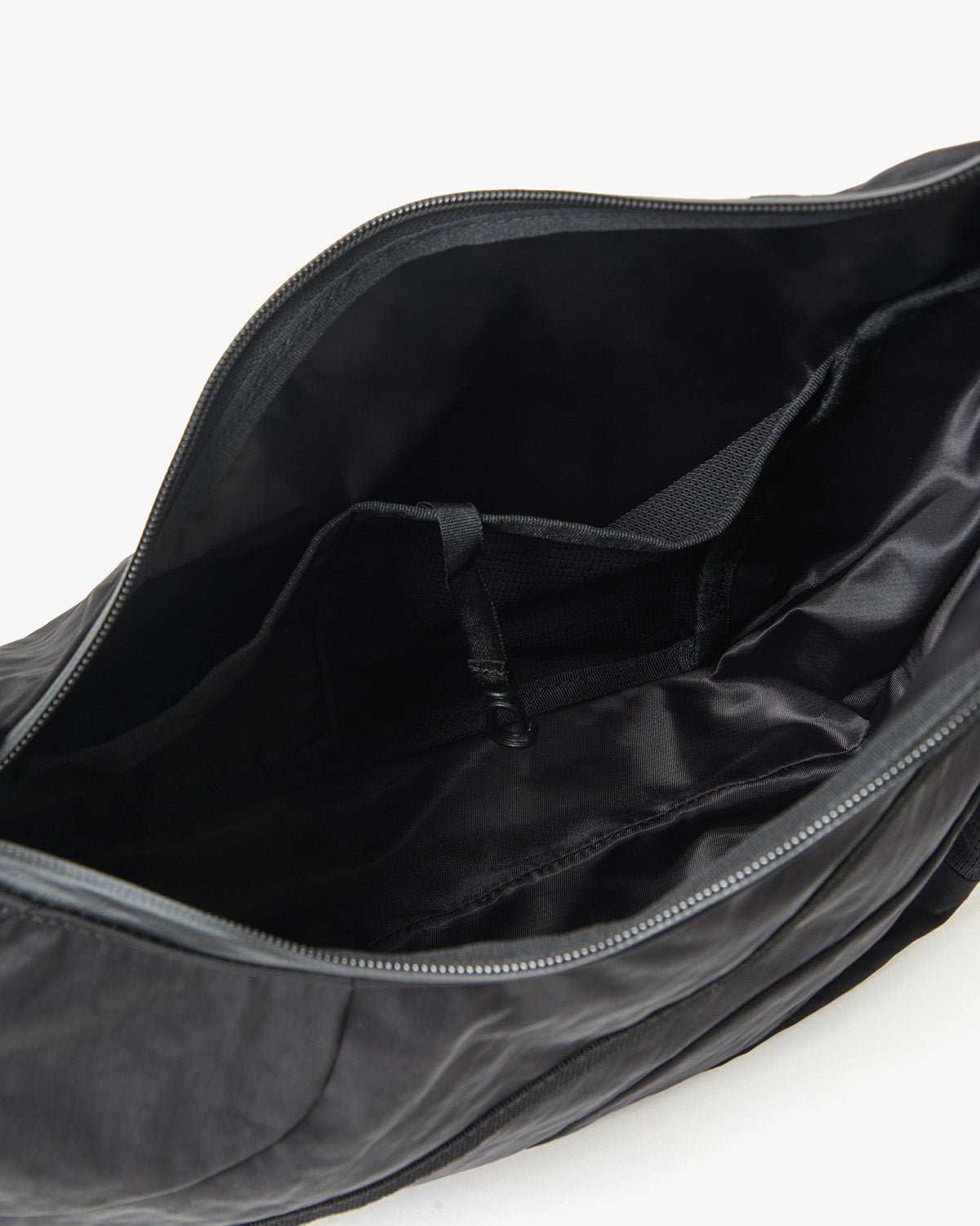 TEXTURED TWILL HORN MINI SHOULDER BAG