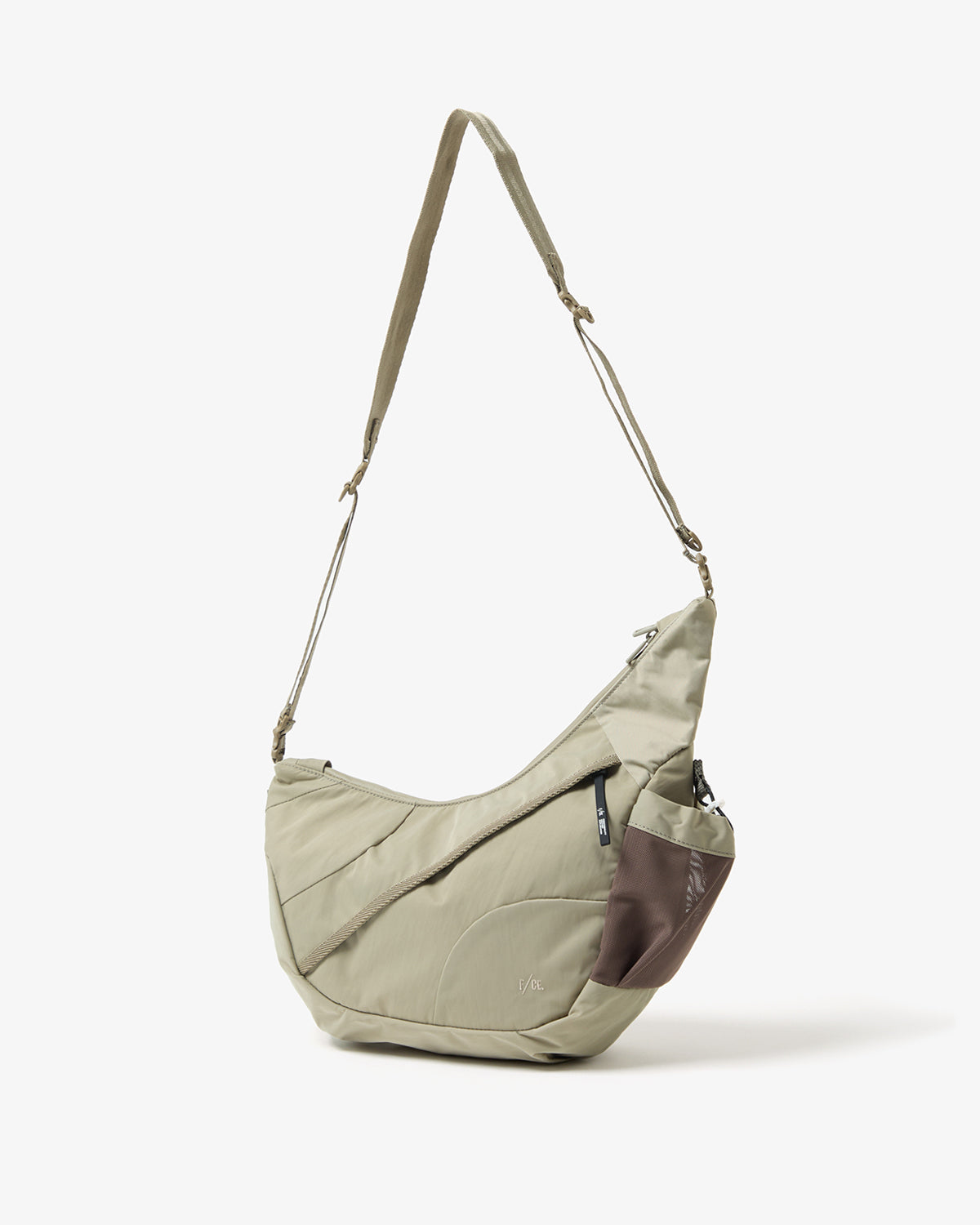 TEXTURED TWILL HORN MINI SHOULDER BAG
