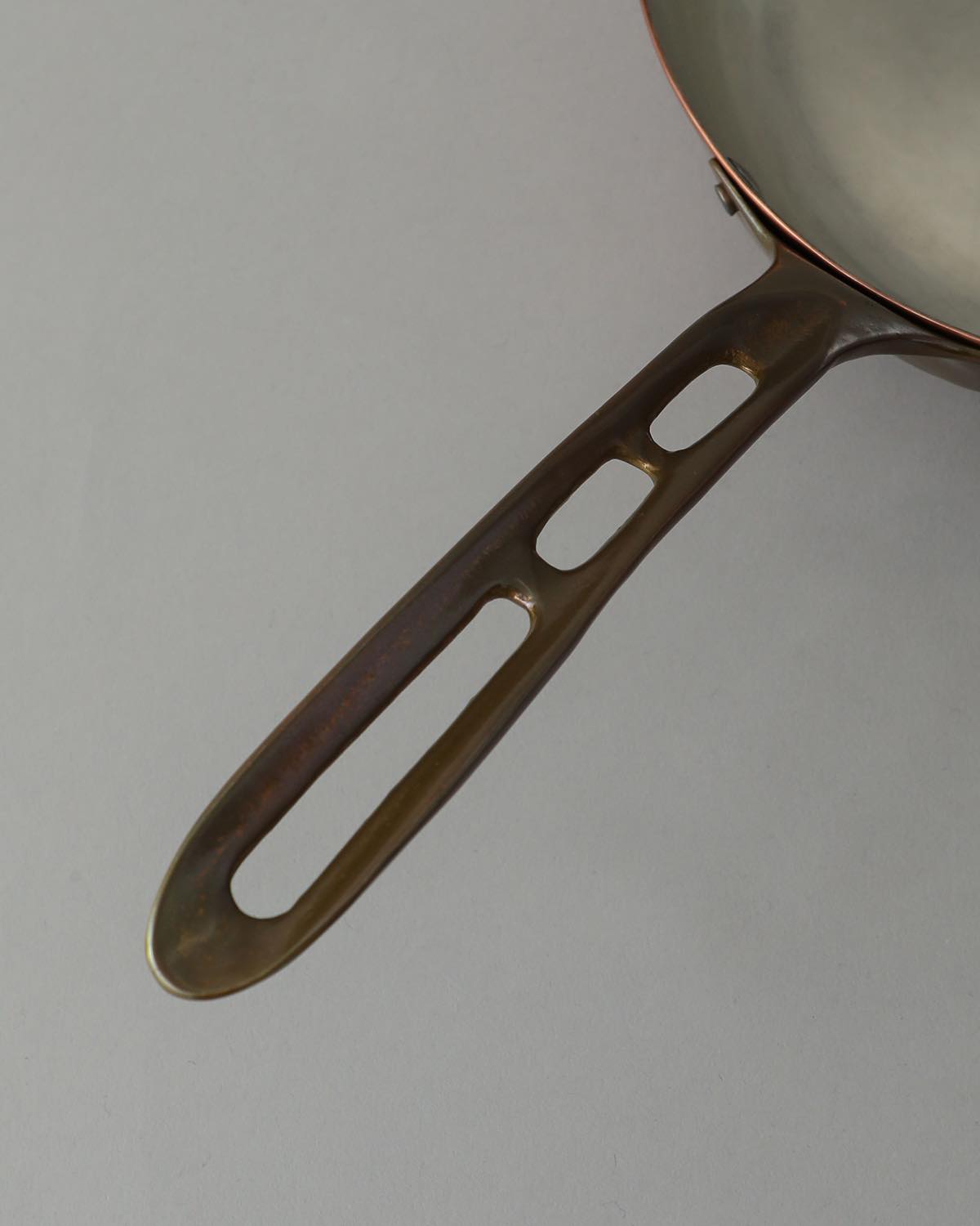 COPPER FRYING PAN 15.5cm RAW FINISH