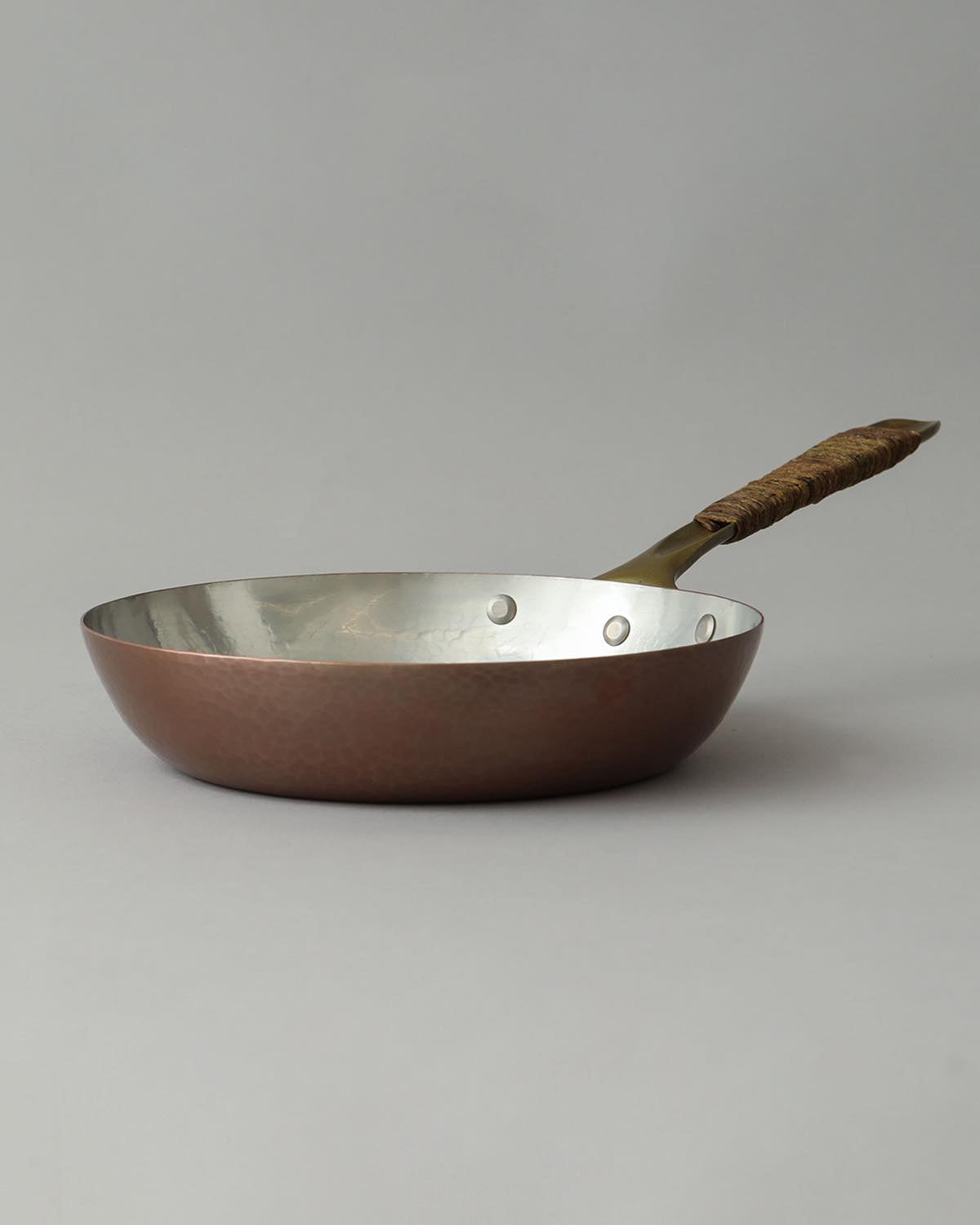 COPPER FRYING PAN 22cm RAW FINISH